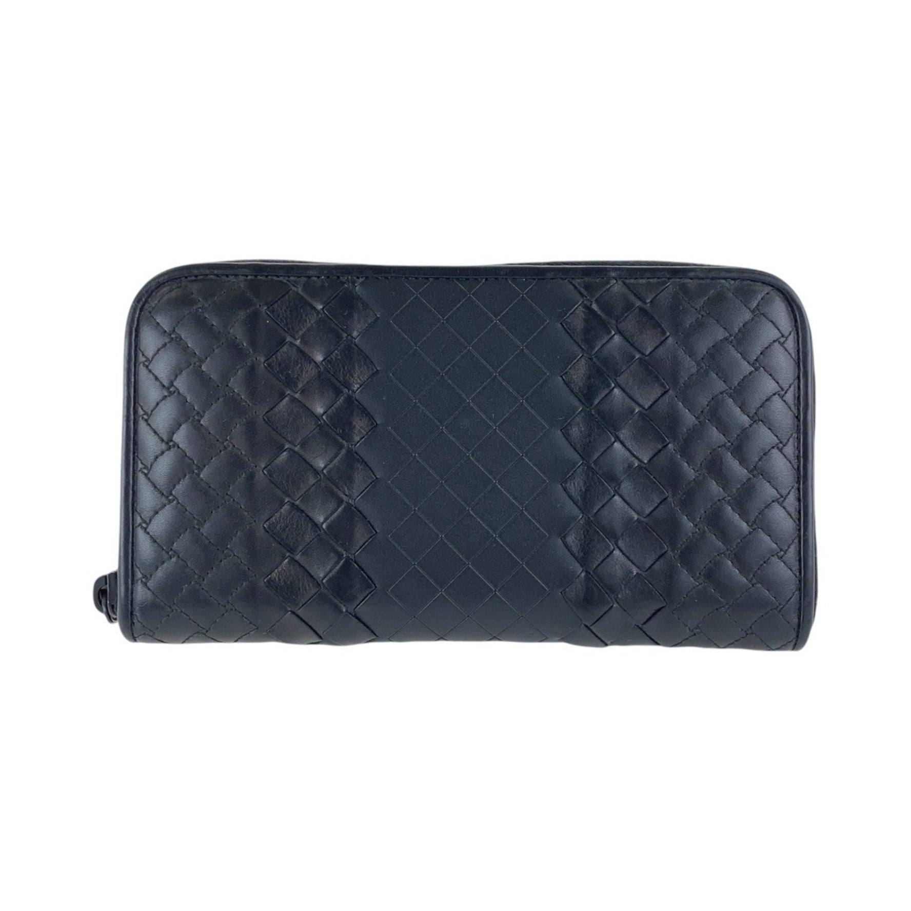BOTTEGA VENETA Intrecciato Leather Long Wallet
