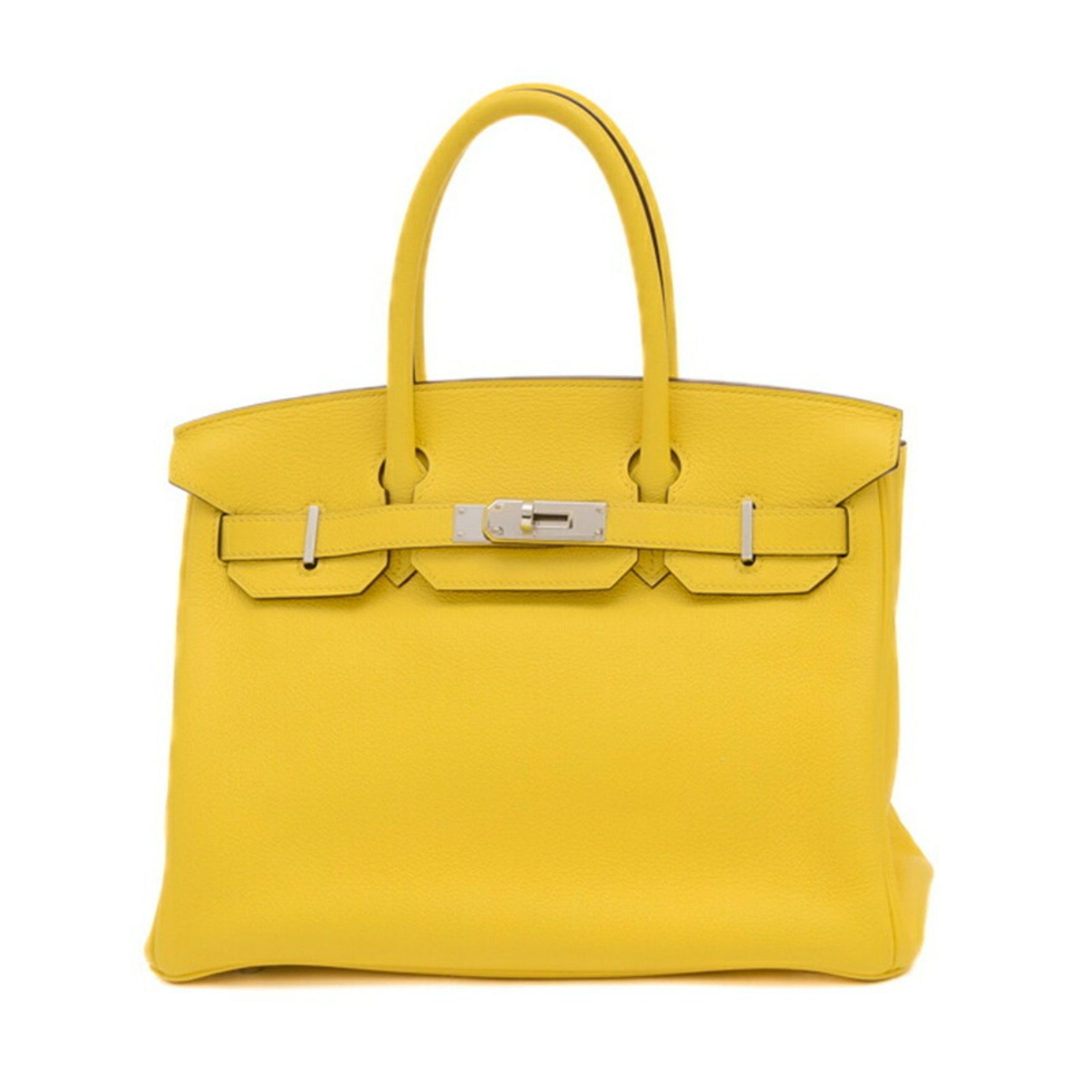 Hermes Birkin 30 Handbag Taurillon Nobillo Lime D Stamp