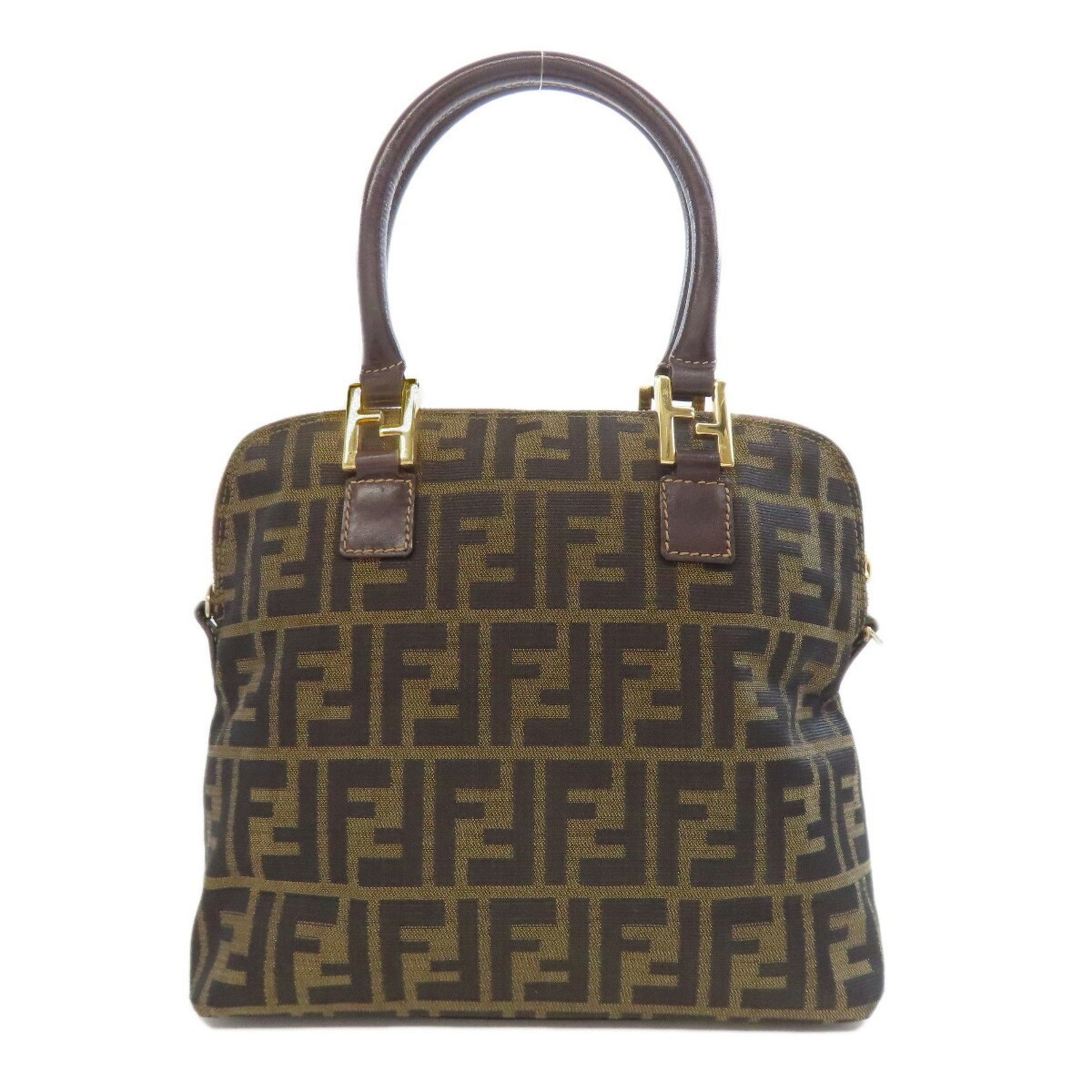 Fendi Zucca pattern canvas handbag