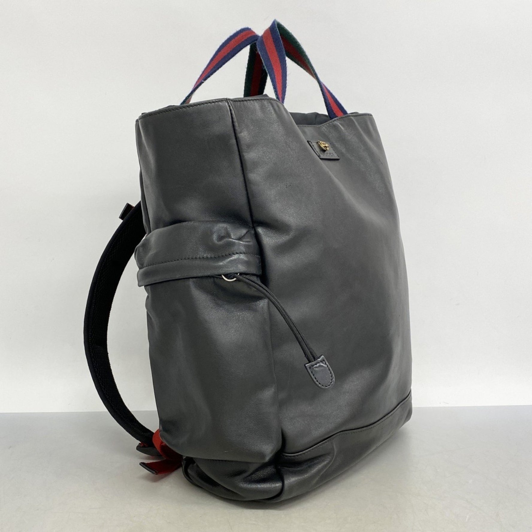 Gucci Backpack/Daypack Sherry Line Leather