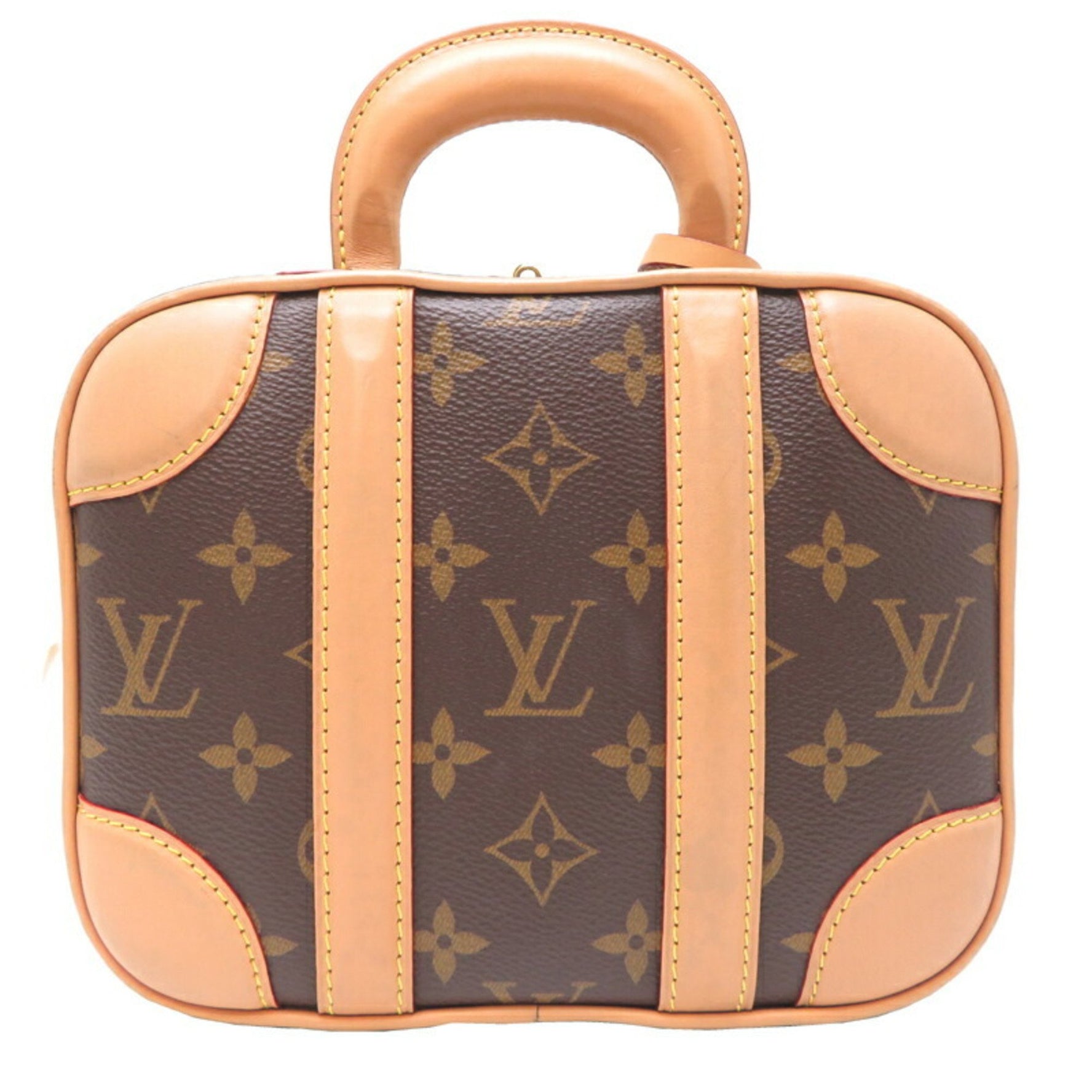 Louis Vuitton Valisette BB Shoulder Bag Monogram Brown
