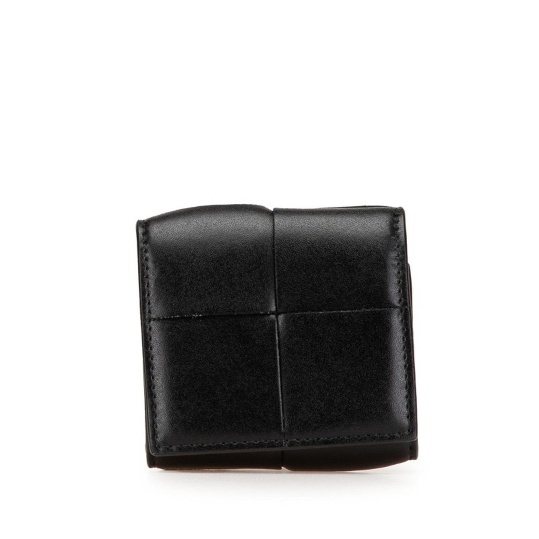 Bottega Veneta Maxi Intrecciato Cassette Folding Coin Purse Case Leather BOTTEGAVENETA