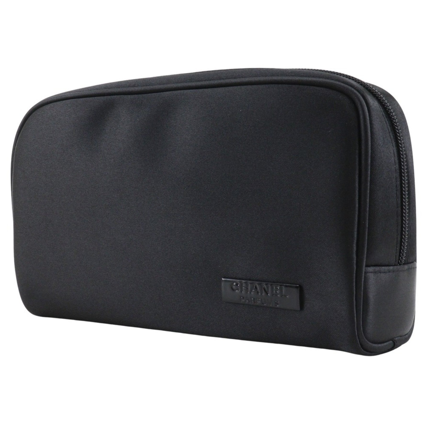 CHANEL Mademoiselle Pouch, Novelty, Nylon, Zipper, Mademoiselle