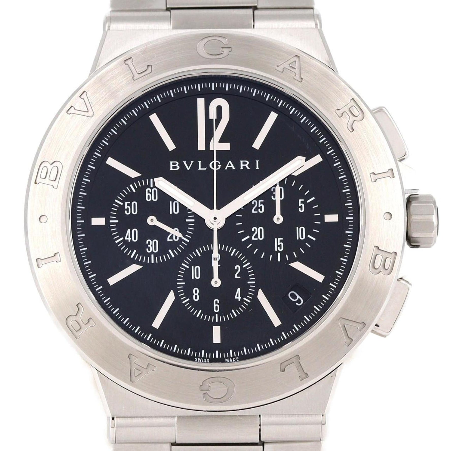 Bvlgari Diagono Velocissimo Stainless Steel Automatic Watch