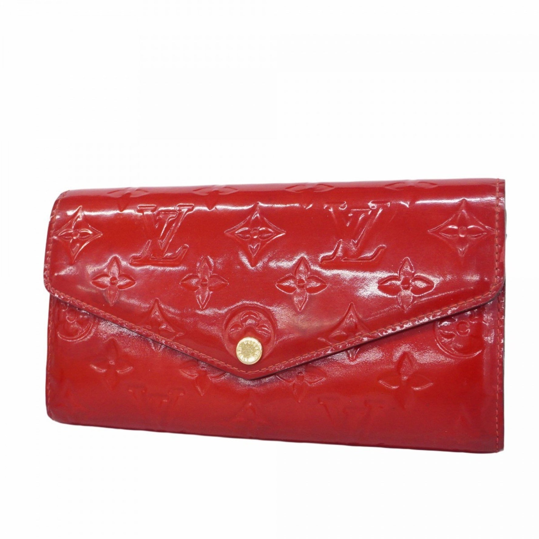 Louis Vuitton Vernis Portefeuille Sarah Long Wallet M90208 for Women