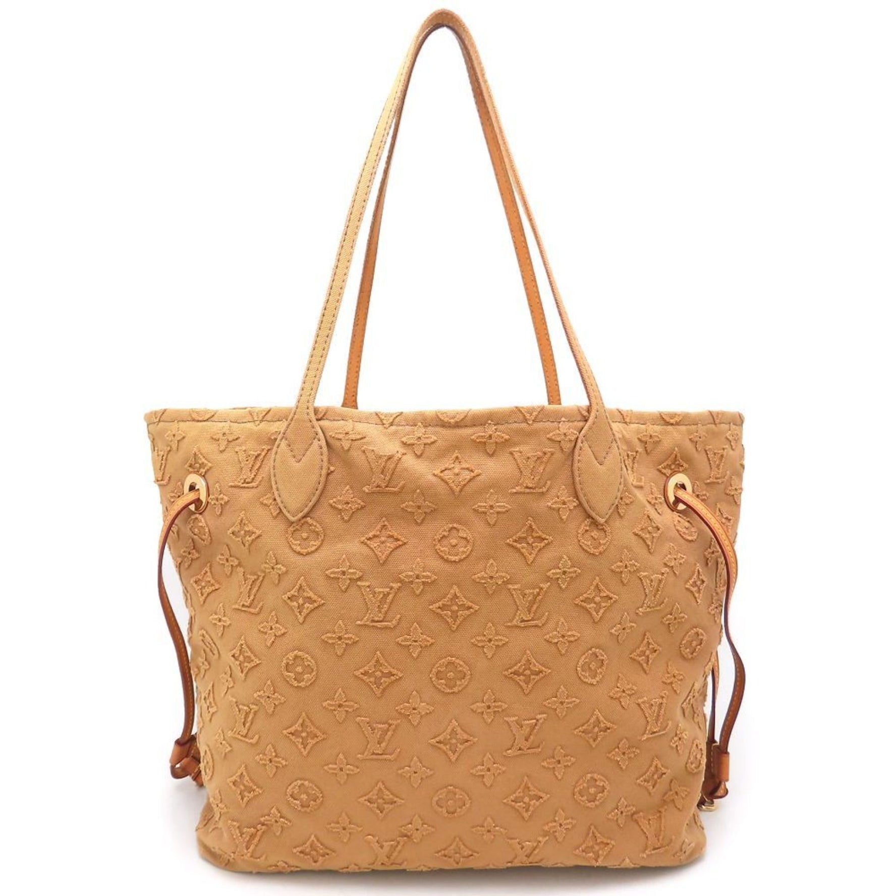 LOUIS VUITTON Monogram Stone Neverfull MM 2013 Cruise Collection Tote Bag