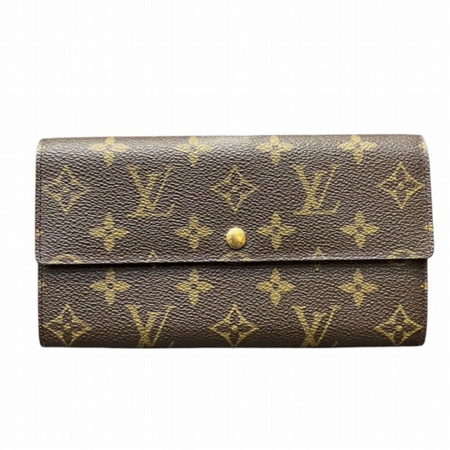 Louis Vuitton Monogram Pochette Porte Monnaie Credit Long Wallet