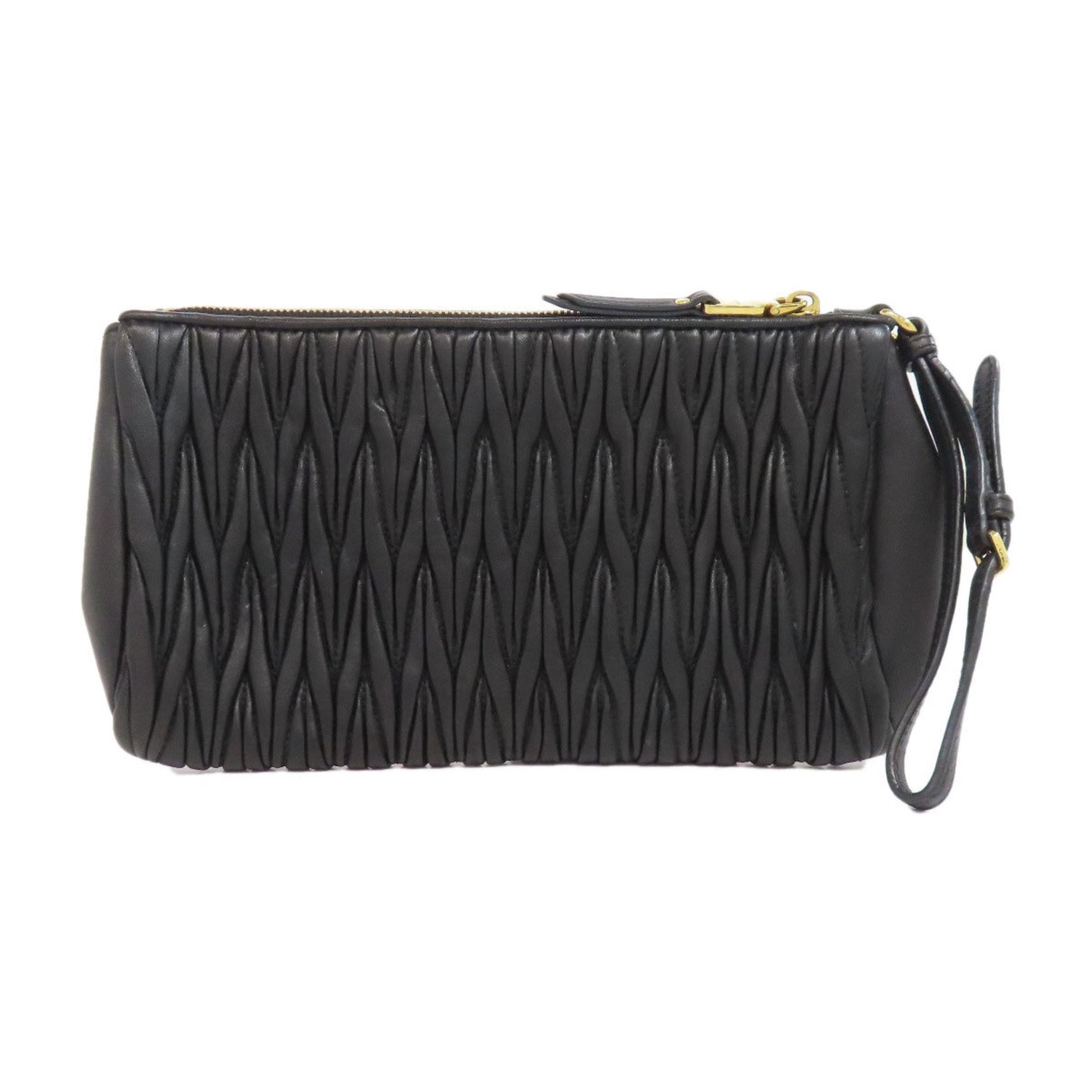 Miu Miu Miu Matelasse Pouch in Calfskin MIUMIU