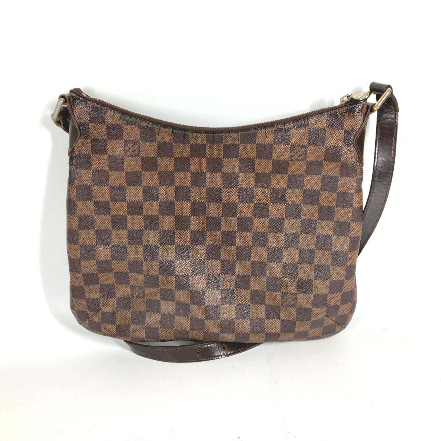 Louis Vuitton Damier Bloomsbury PM Crossbody Bag Shoulder Canvas Ebene Brown