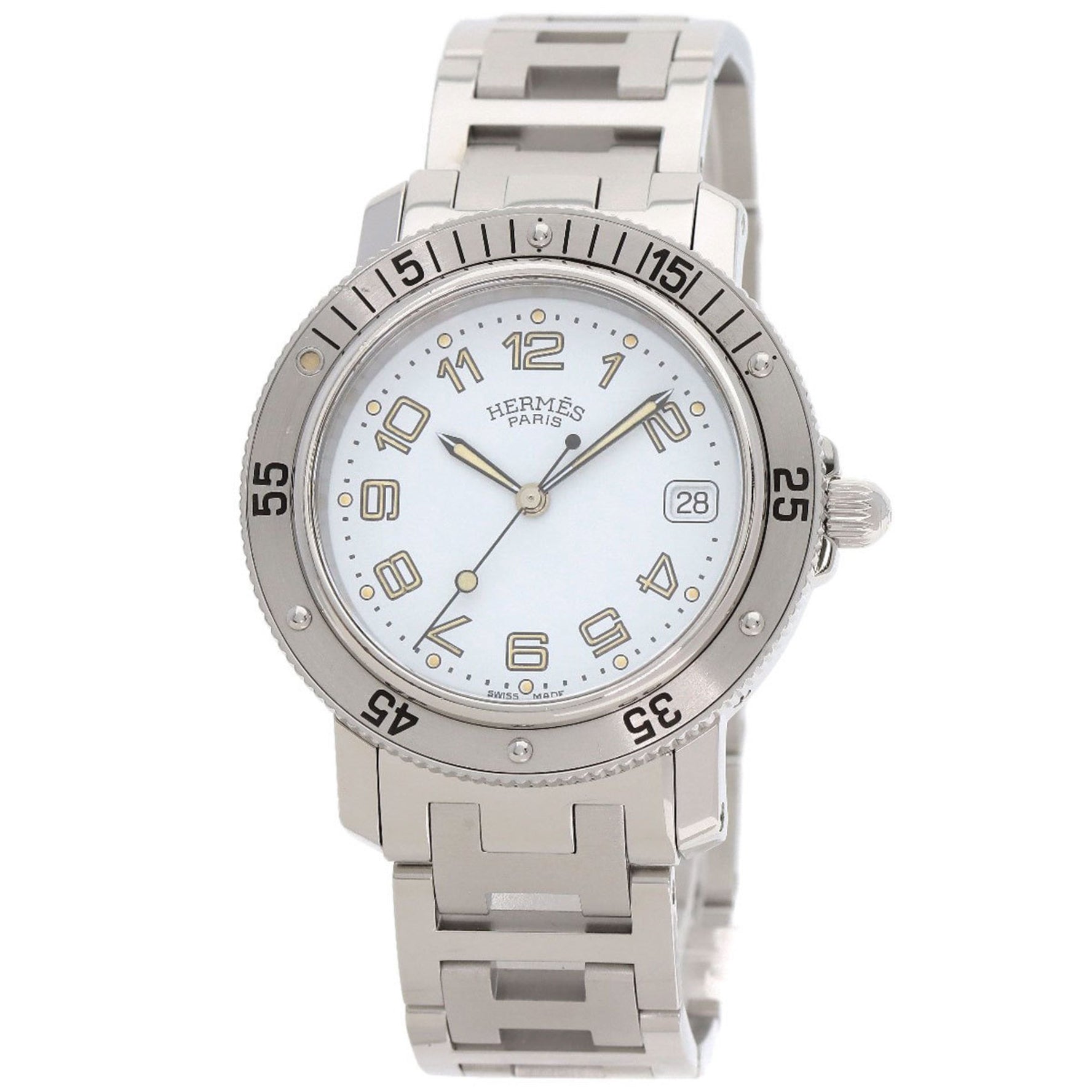Hermès Clipper Diver Watch, Stainless Steel