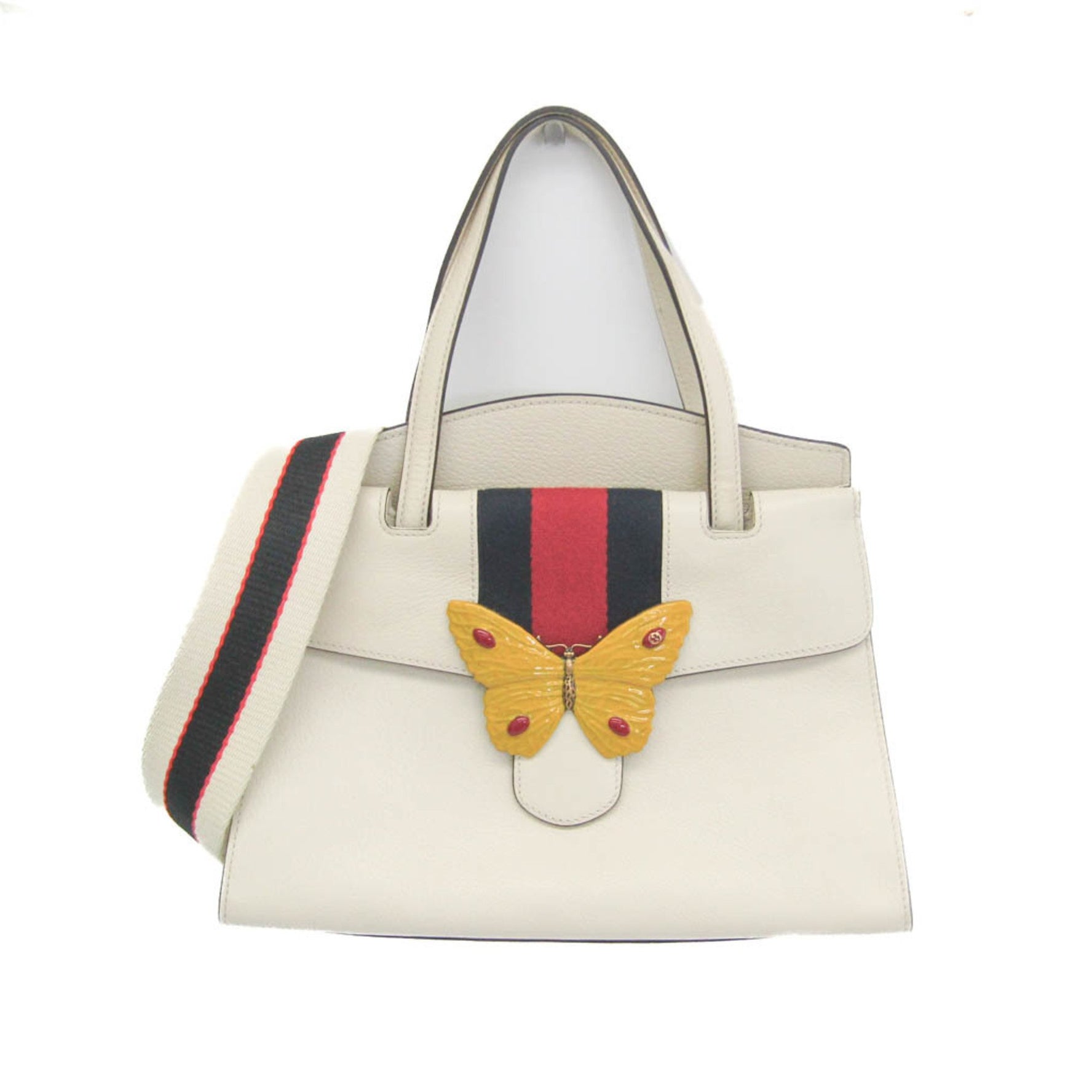 Gucci Sherry Line Totem Butterfly Leather Handbag,Shoulder Bag