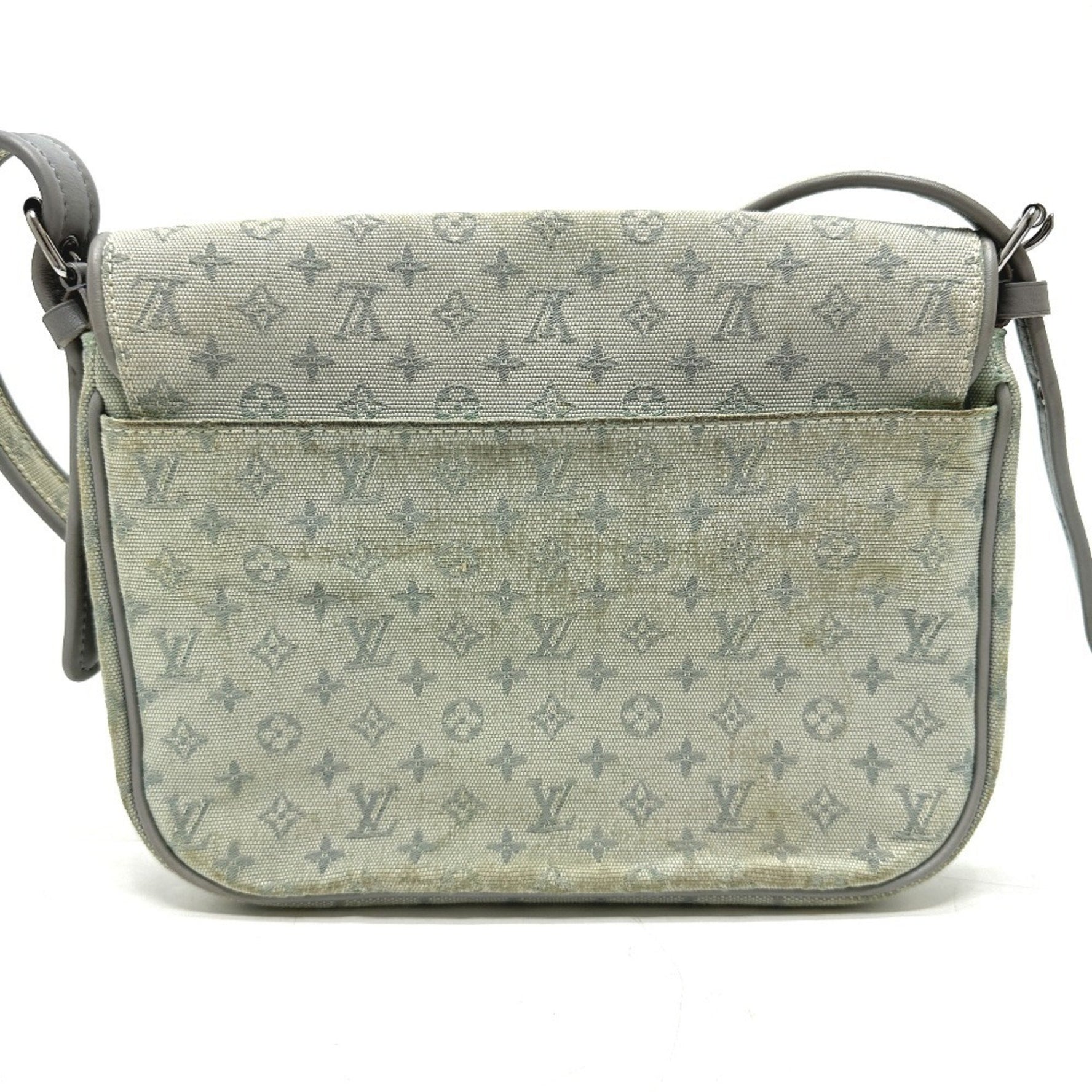 LOUIS VUITTON M92279 Monogram Mini Comte de Fay Musette Shoulder Bag in Canvas, Women's, Gray