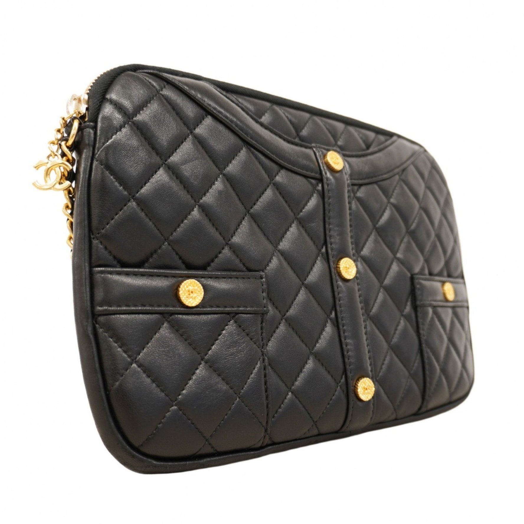 Chanel Shoulder Bag, Chain Girl's Lambskin