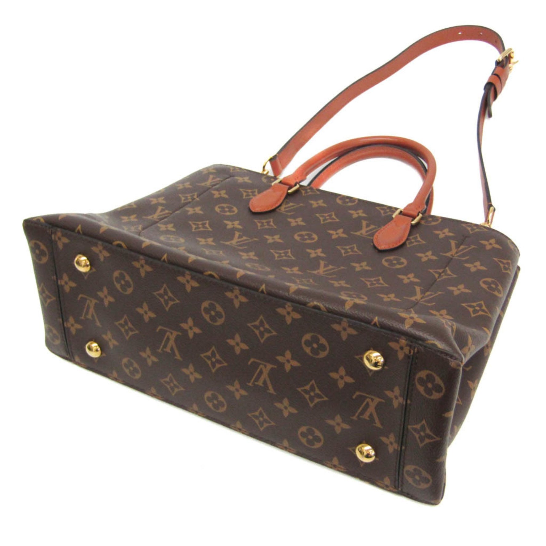 Louis Vuitton Monogram Flower Tote Handbag,Shoulder Bag Brown,Monogram