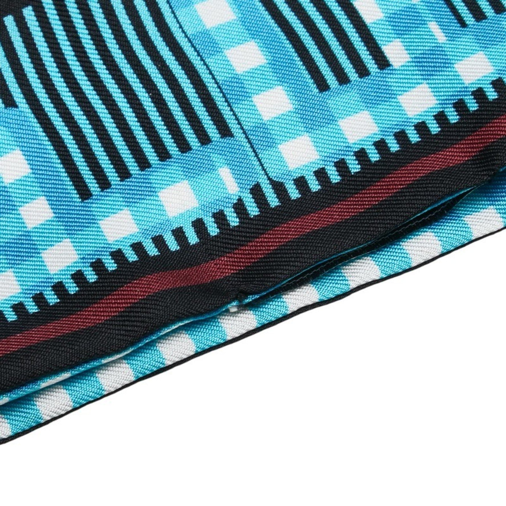 Fendi Rappy Logo Scarf, Light Blue Multicolor