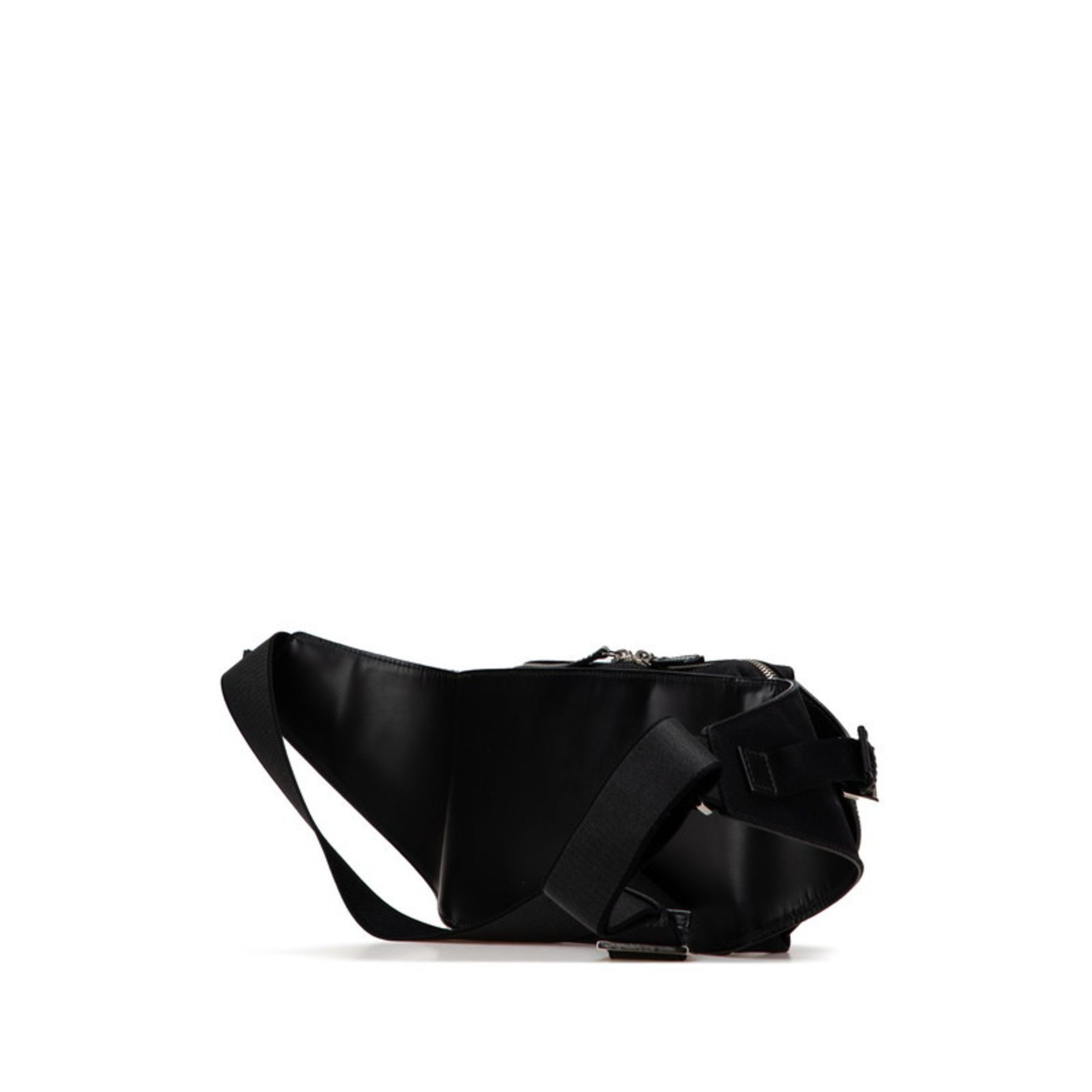 Balenciaga Waist Bag/Body Bag Black Canvas and Leather Men's BALENCIAGA