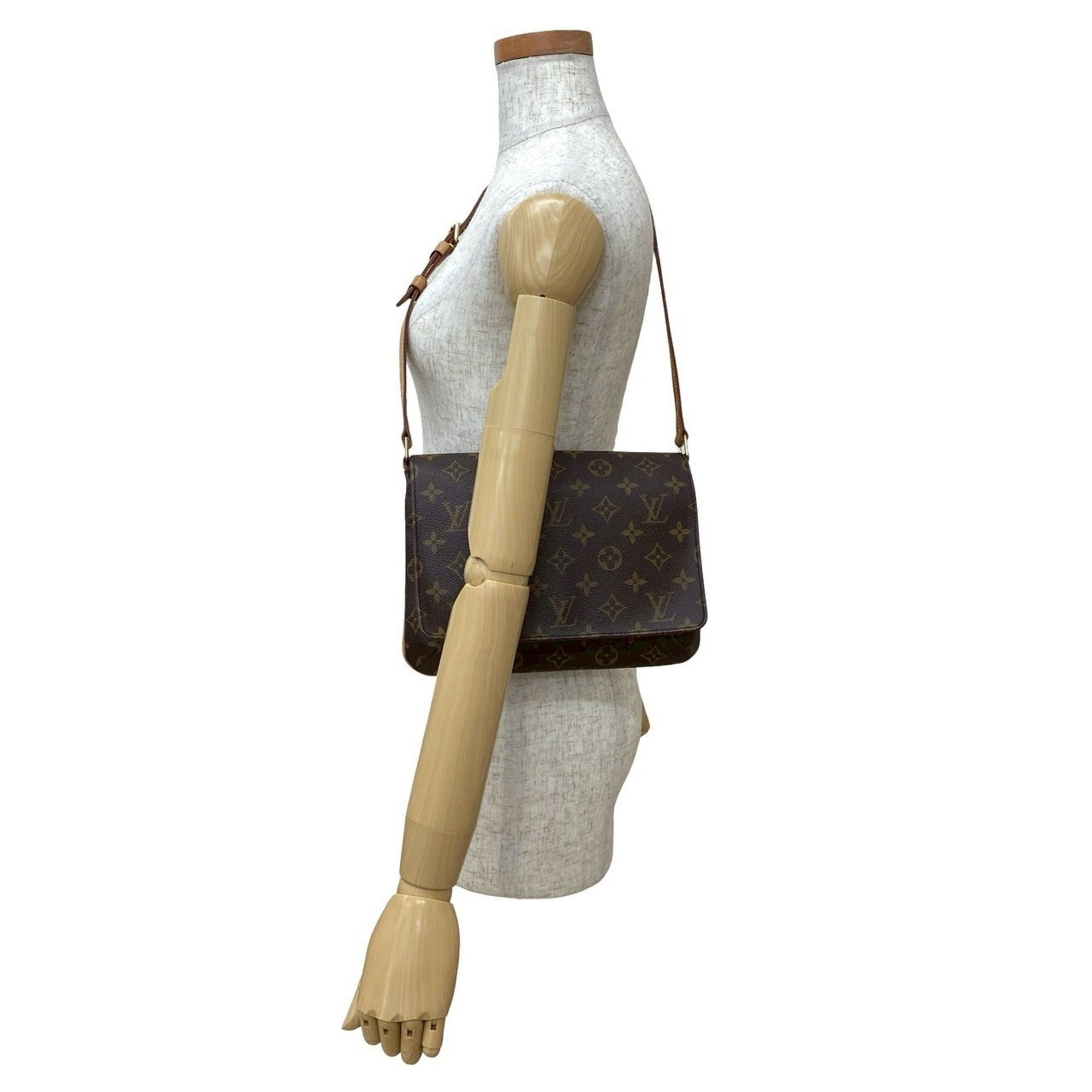 Louis Vuitton Musette Tango Monogram Leather Shoulder Bag/Pochette/Sacoche in