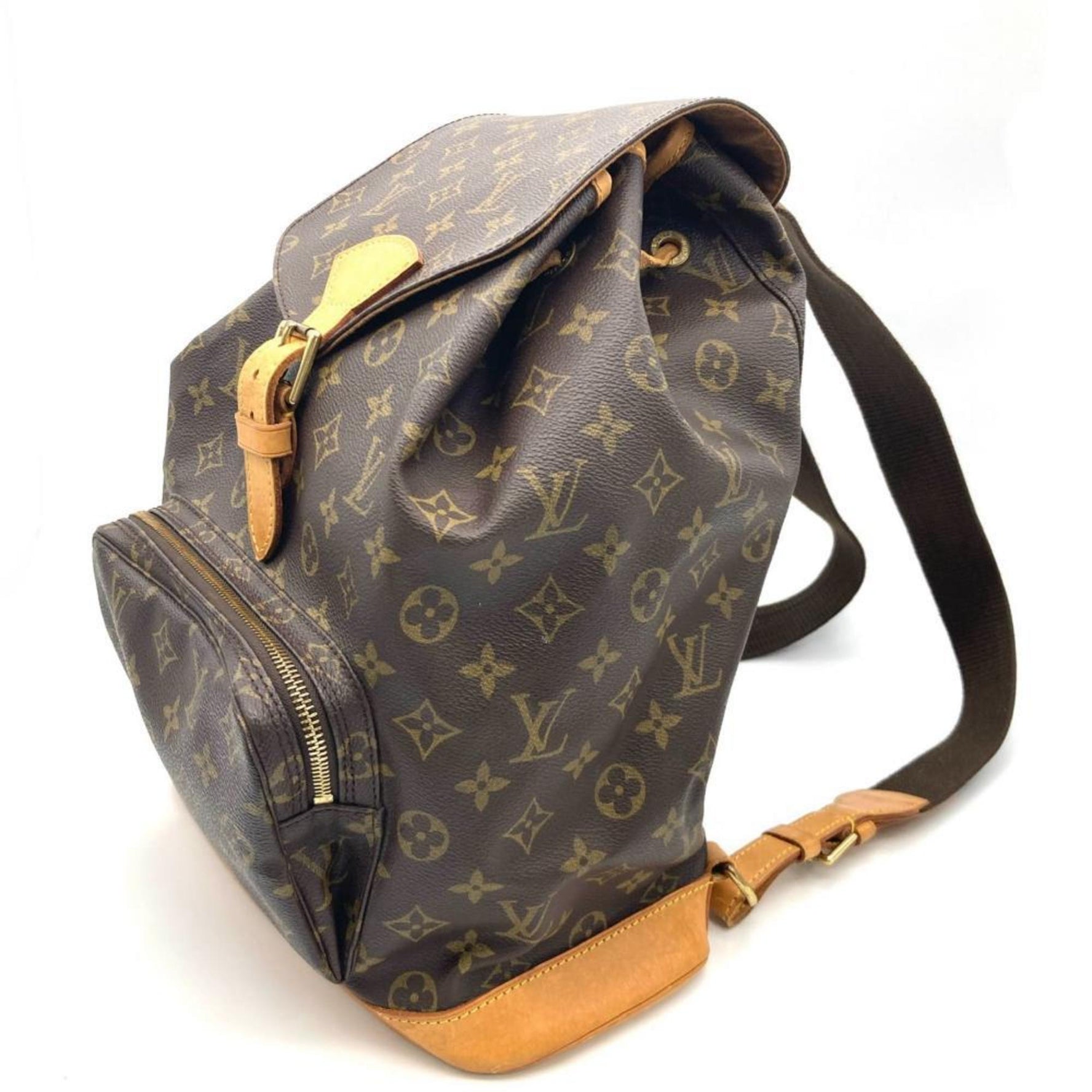 Louis Vuitton Montsouris GM Backpack Daypack Canvas