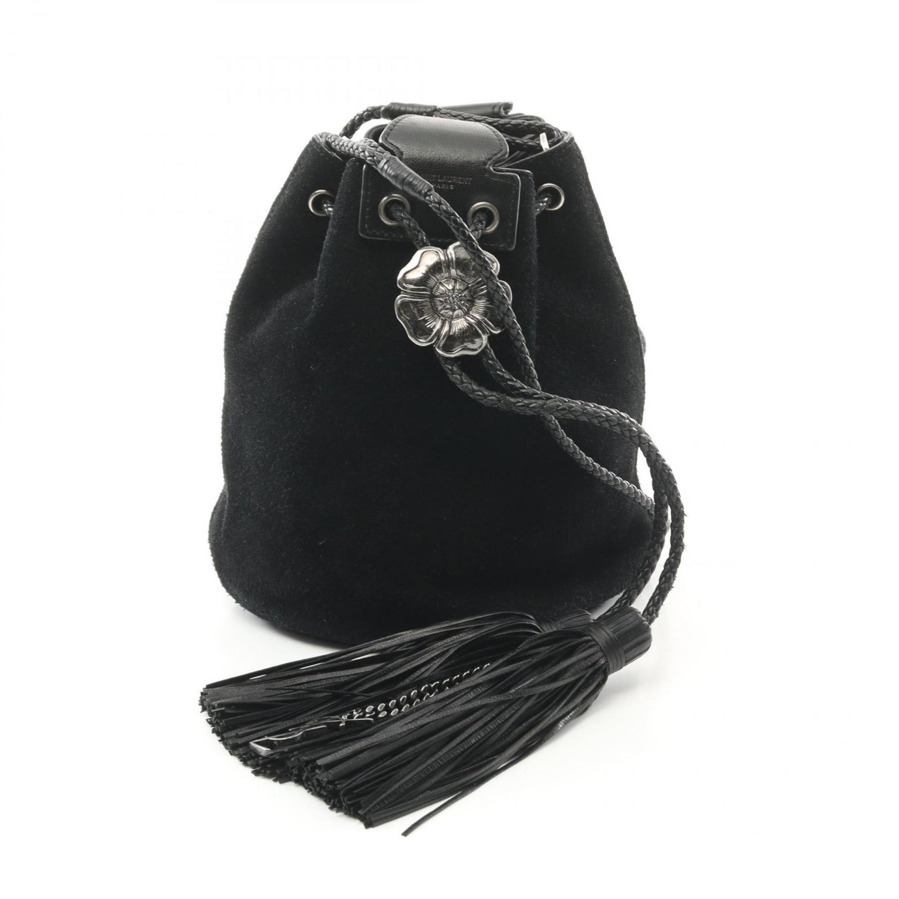 Saint Laurent SAINT LAURENT Shoulder Bag Suede Women's Black
