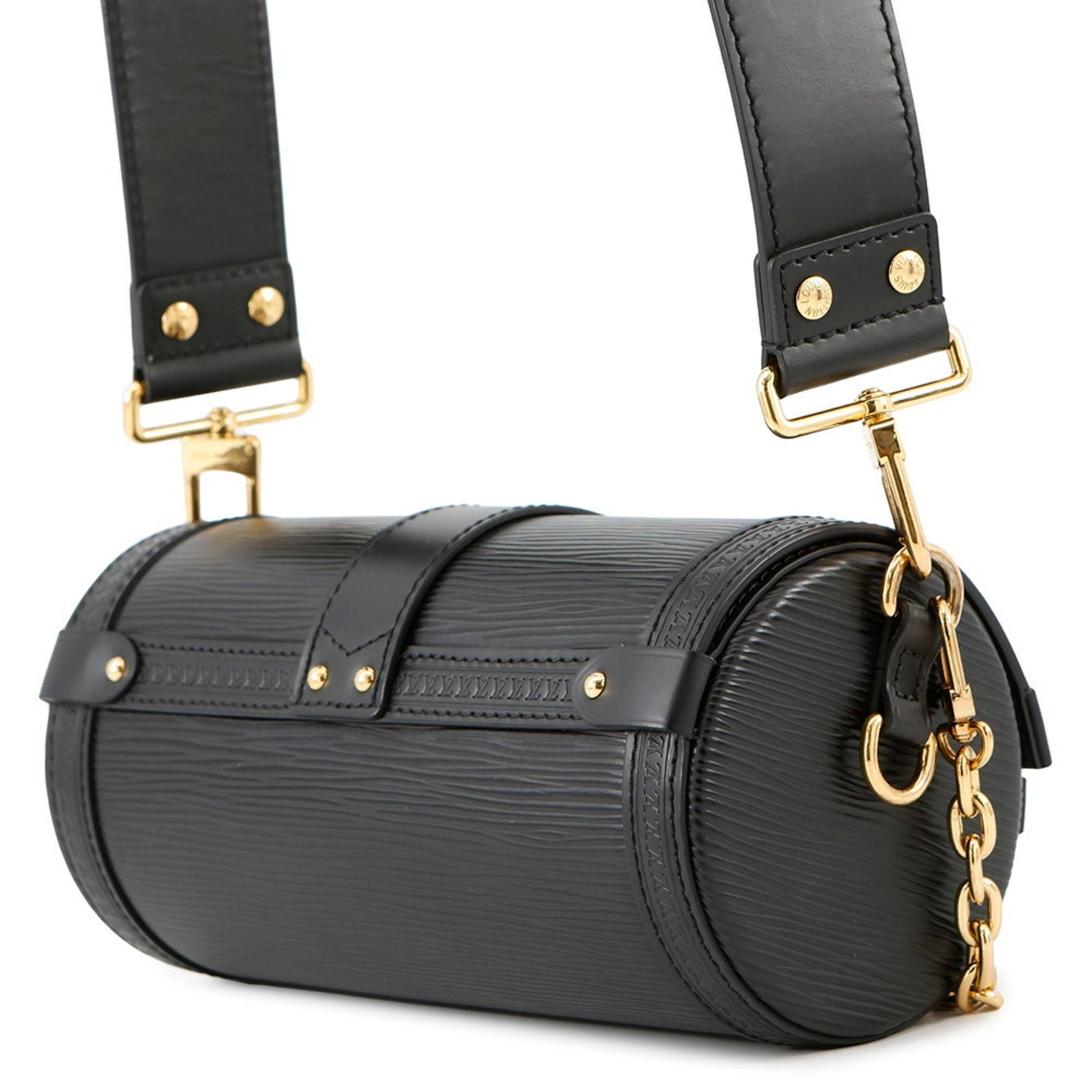 Louis Vuitton Epi Papillon Trunk Shoulder Bag LOUIS VUITTON Black
