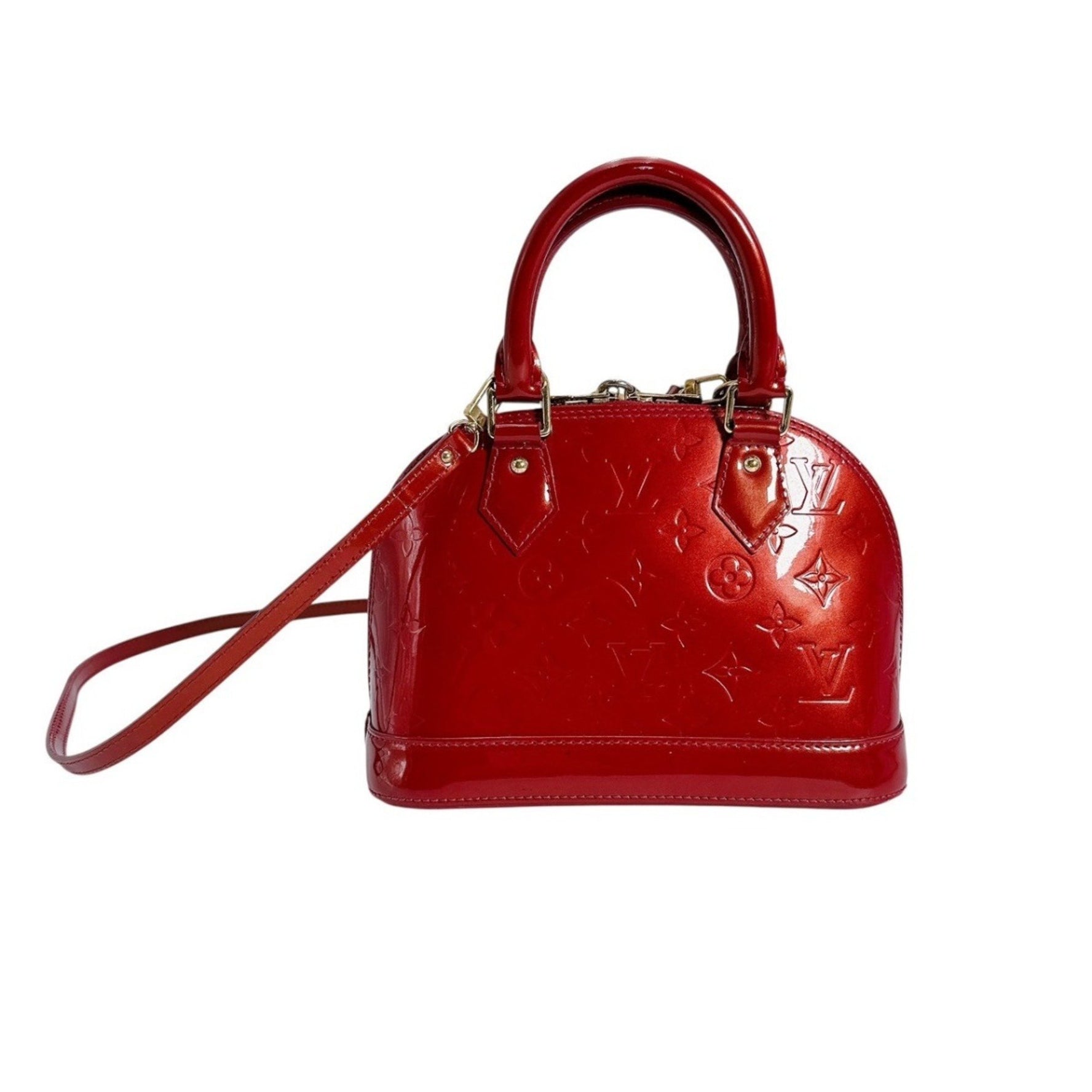 Louis Vuitton Handbag Bag Monogram Alma BB Vernis Pomme d'Amour