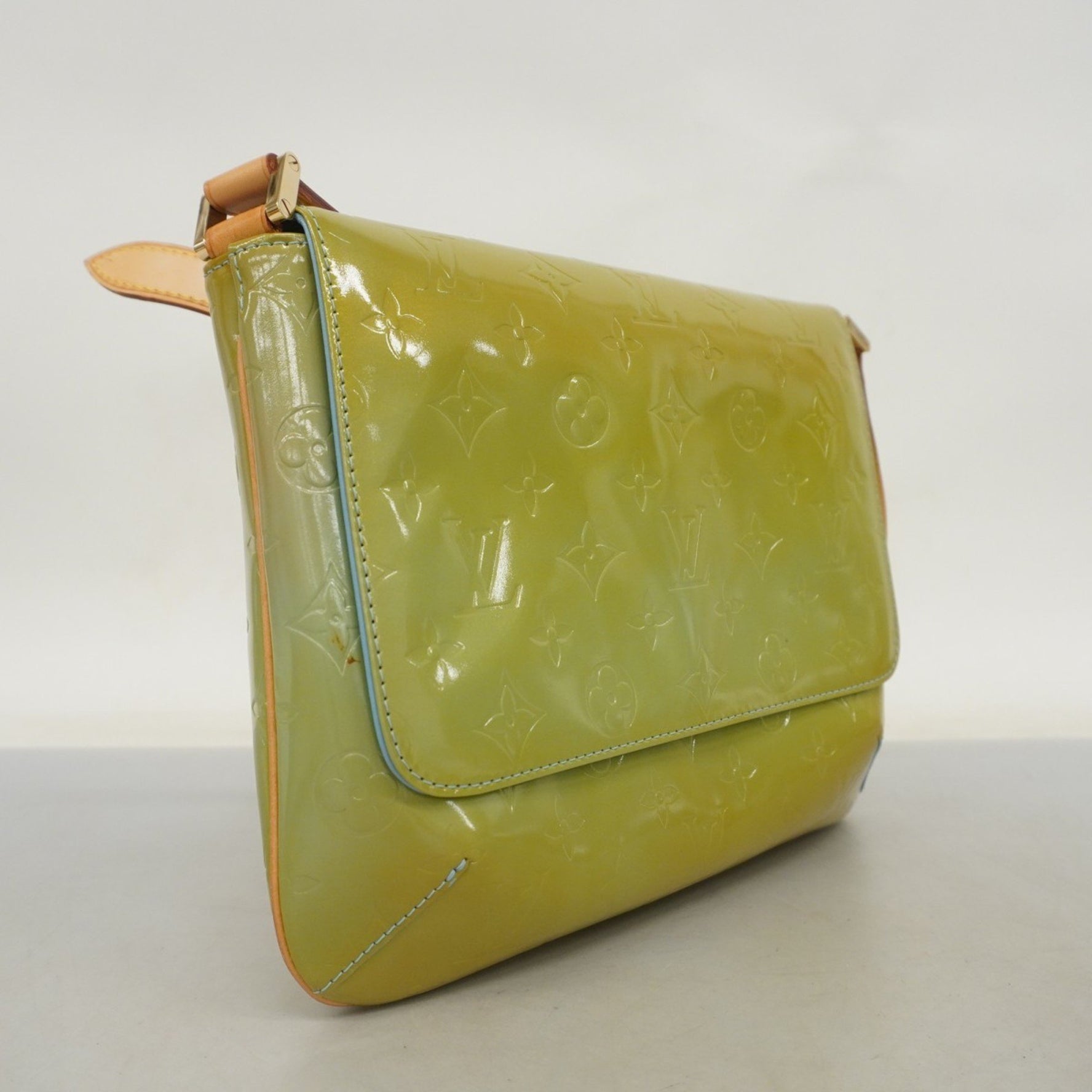Louis Vuitton Vernis Thompson Street Shoulder Bag Baby Blue