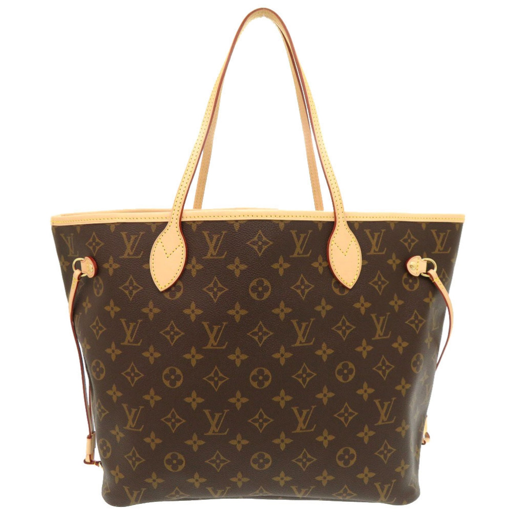 Unused Louis Vuitton Neverfull MM Monogram Rose Beige Tote Bag LV 1449 LOUIS VUITTON