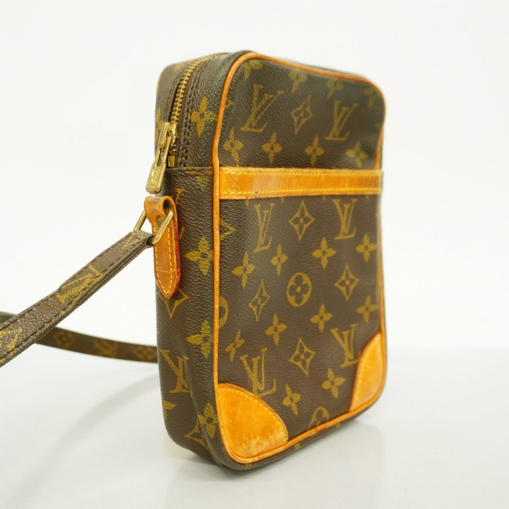 Louis Vuitton Monogram Danube Shoulder Bag M45266 Brown Women's