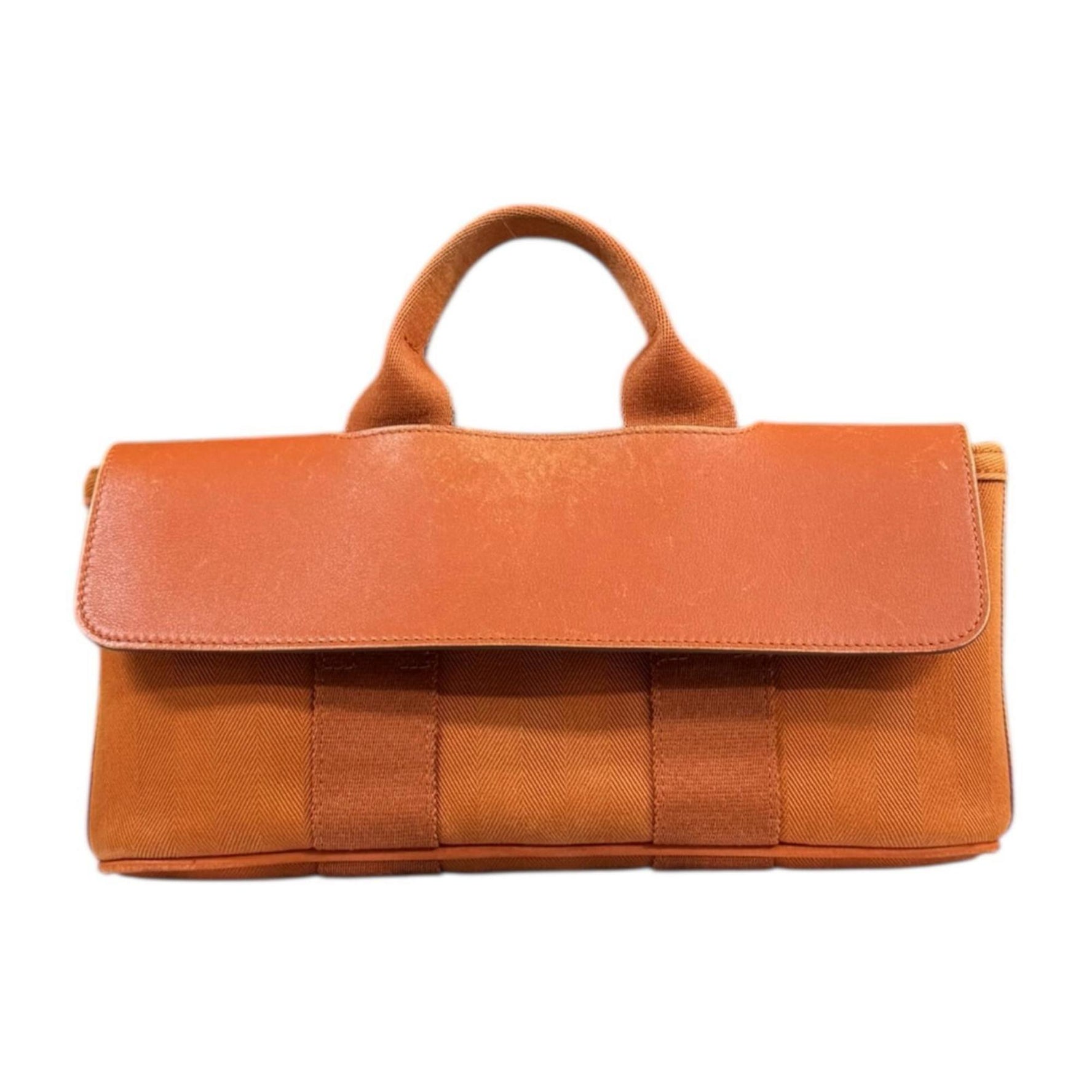 Hermès Valparaiso Long PM Handbag, Toile Chevron HERMES