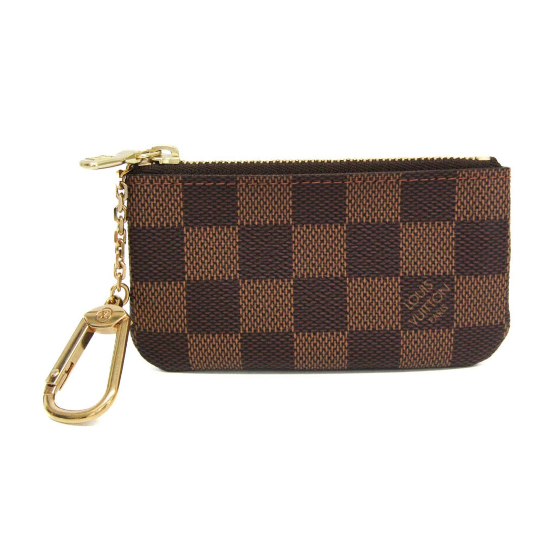 Louis Vuitton Damier Key Pouch Men,Women Damier Canvas Coin Purse/coin Case Brown,Ebene