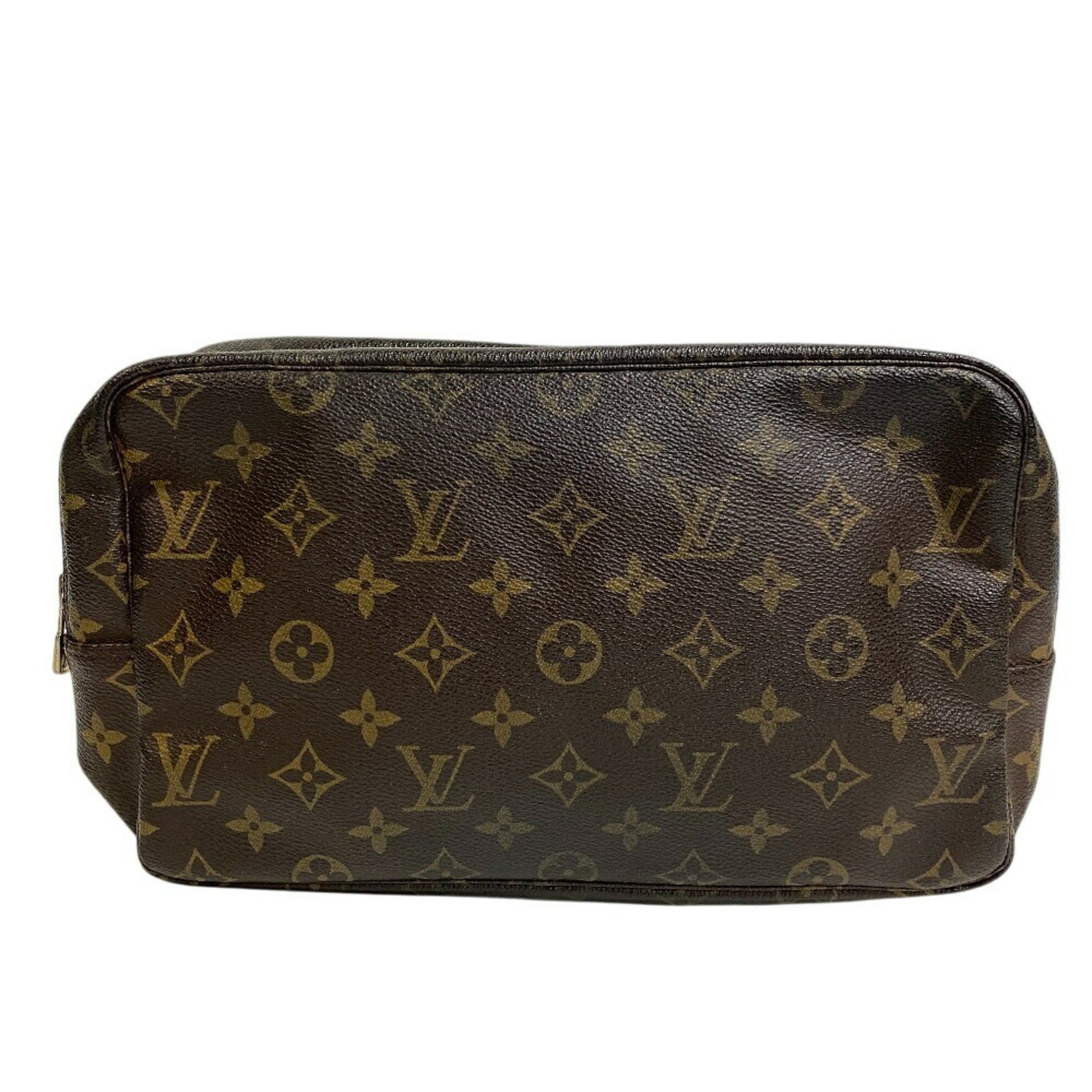LOUIS VUITTON M47522 True Toilet 28 Monogram Second Bag/Clutch Bag for Men and Women, Brown