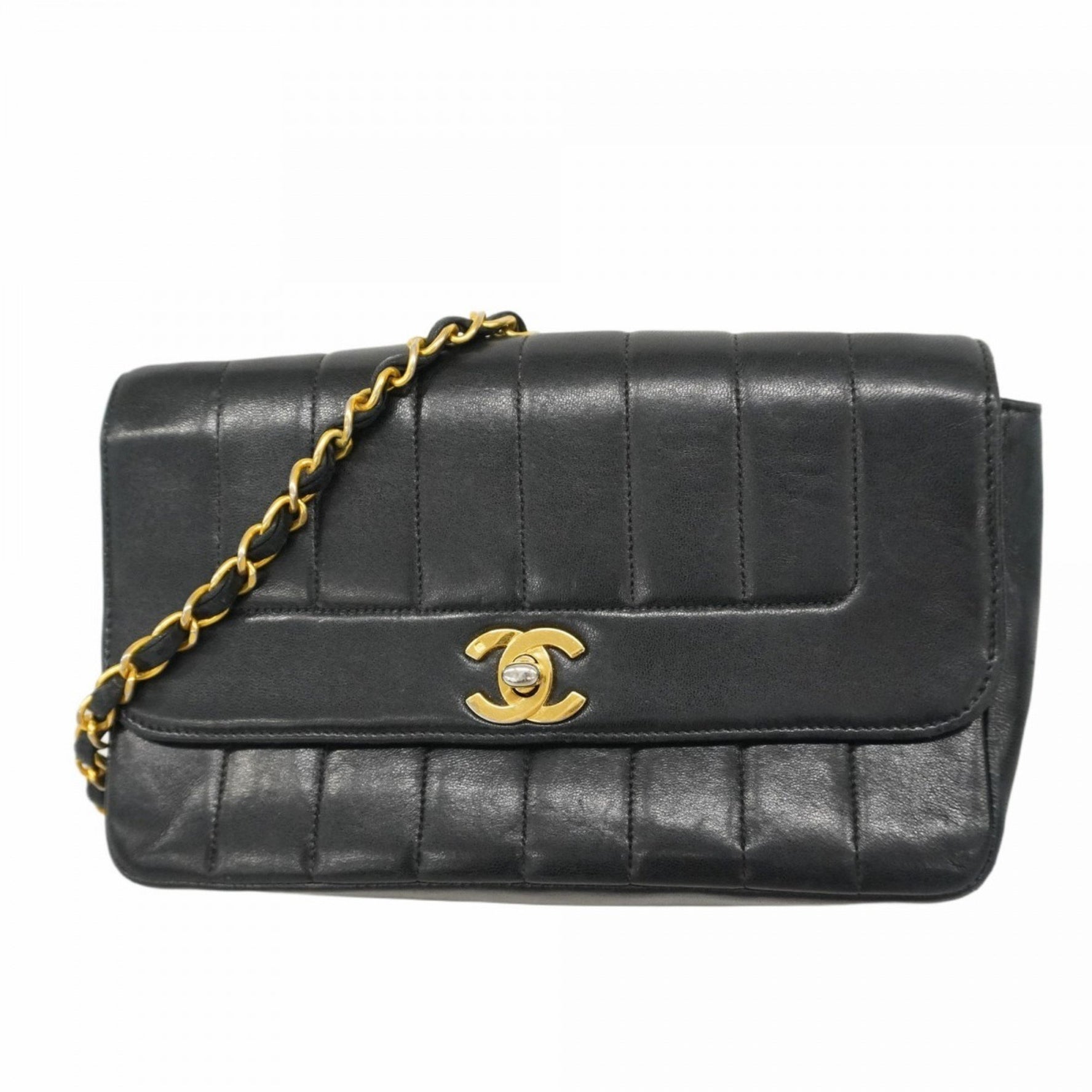 Chanel Mademoiselle Shoulder Bag, Chain Lambskin