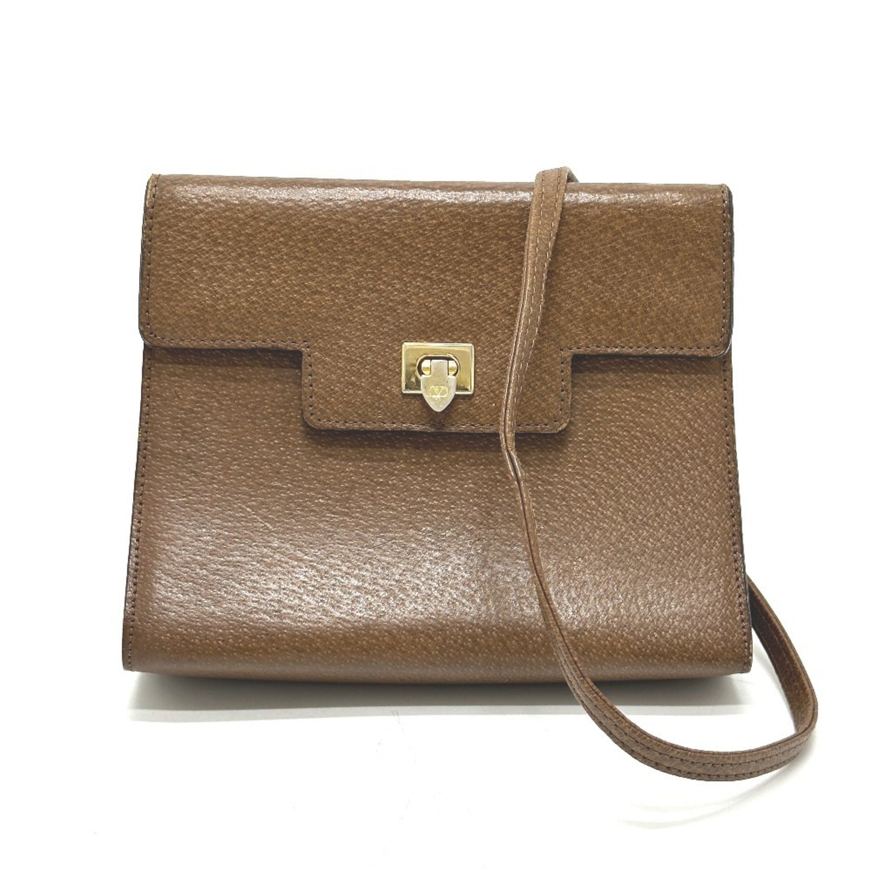 Valentino Garavani Logo Mini Bag, Vintage Leather Shoulder