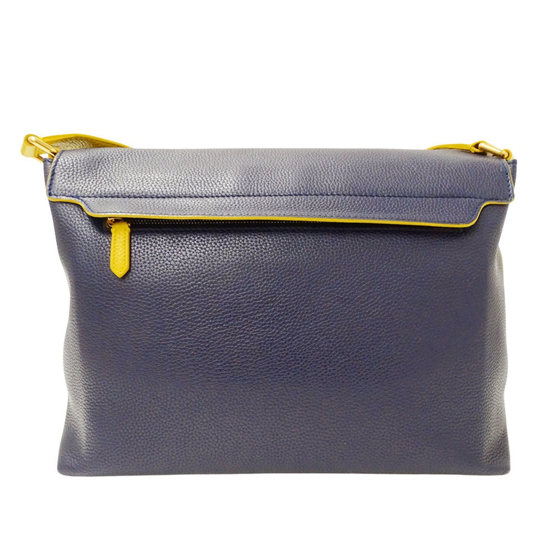 Burberry bag, and men's brand leather shoulder navy yellow, crossbody