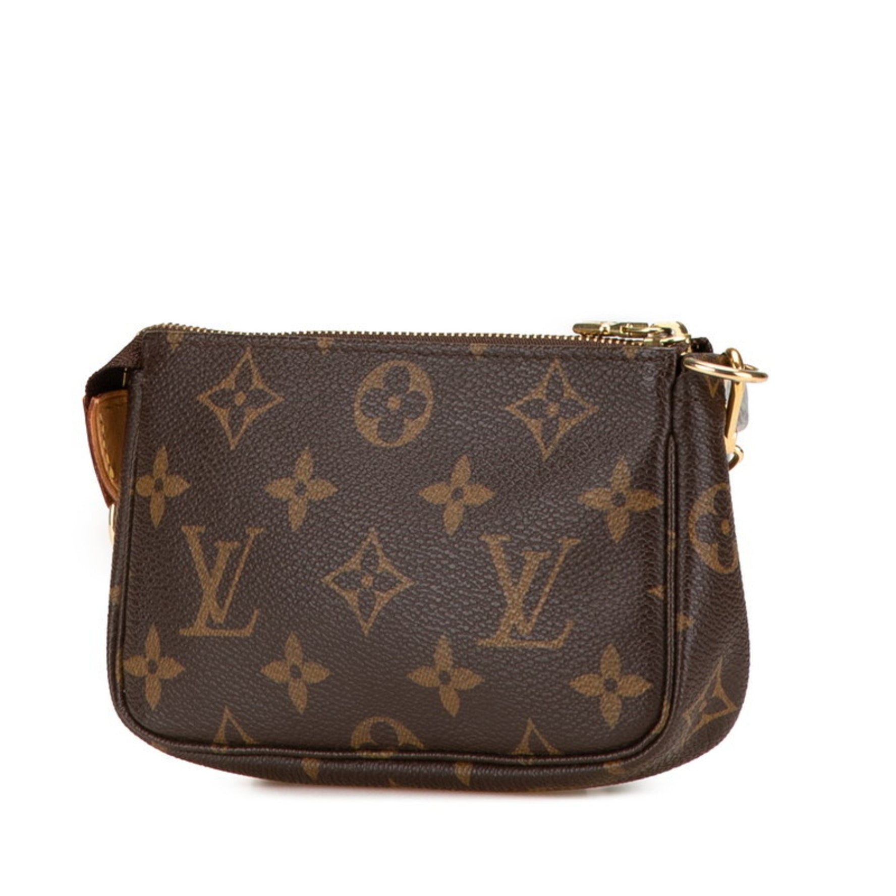 Louis Vuitton Monogram Accessoires Chain Pouch Leather