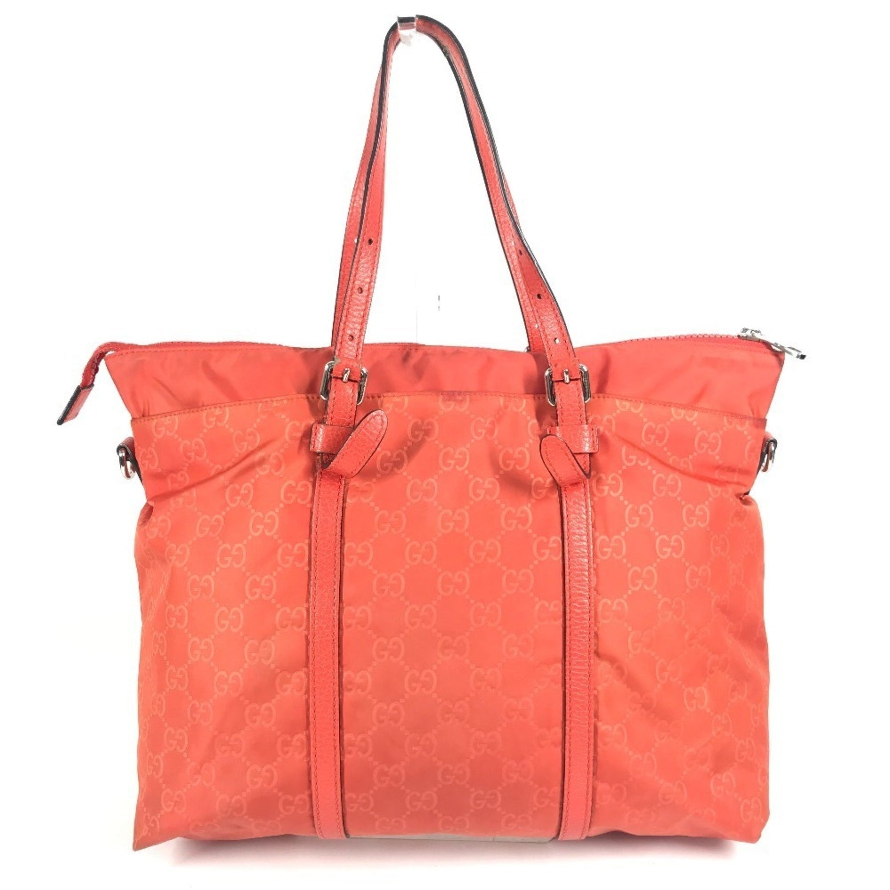 GUCCI GG Logo Tote Bag, Handbag, Shoulder Nylon, Men's/Women's