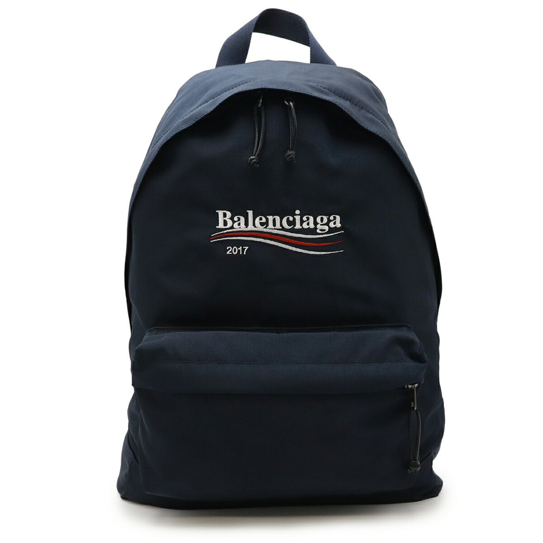 BALENCIAGA Explorer Backpack Rucksack Daypack Nylon Navy