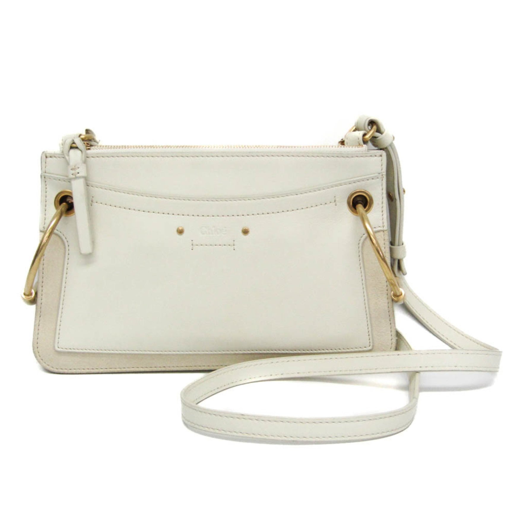 Chloé Roy Leather,Suede Shoulder Bag
