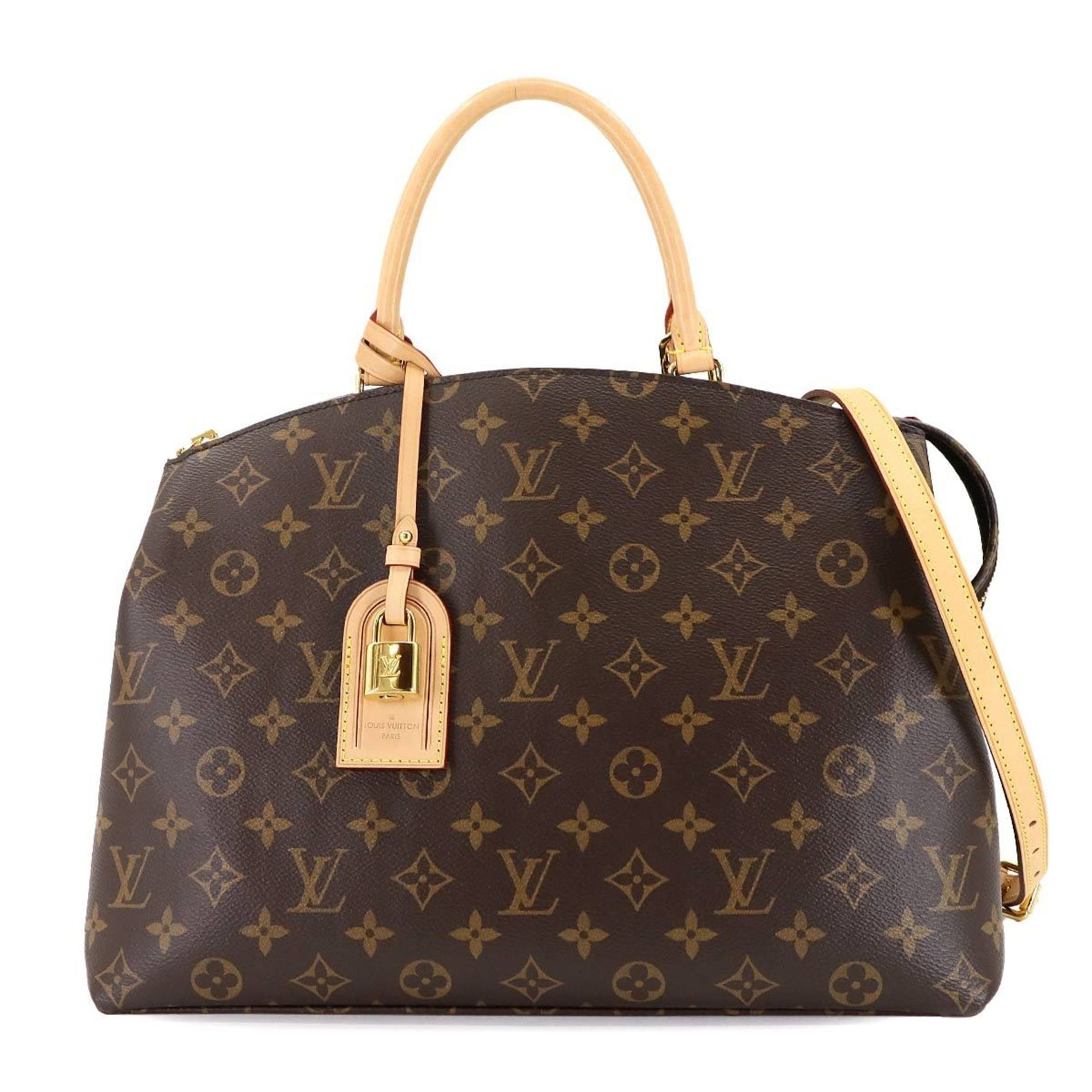 Louis Vuitton Monogram Grand Palais MM Hand/Shoulder Bag, Brown, RFID