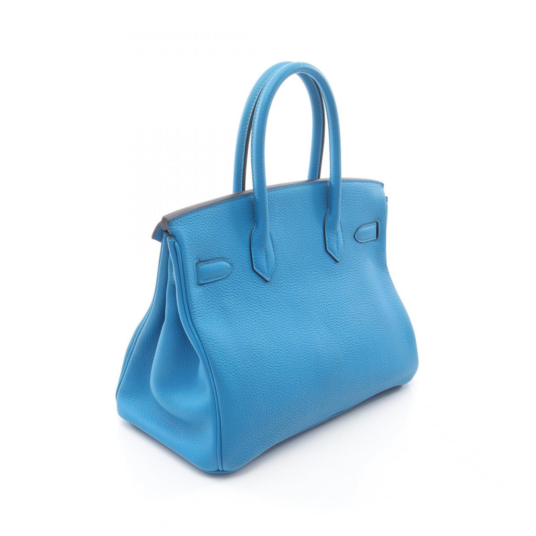 Hermes Birkin 30 Handbag, Leather Togo, Women's, Blue