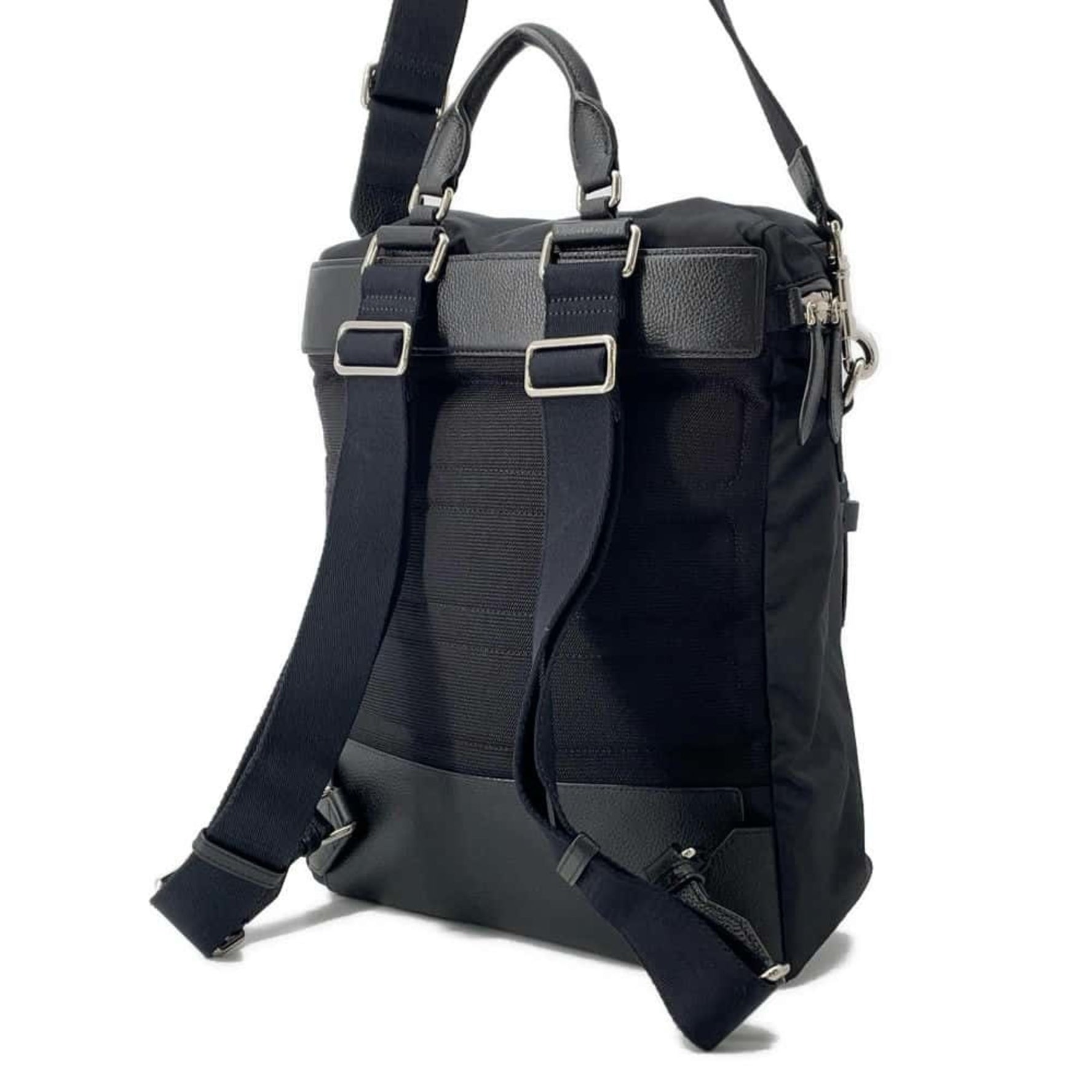 Burberry Backpack Nylon BURBERRY Bag 2way Shoulder Black