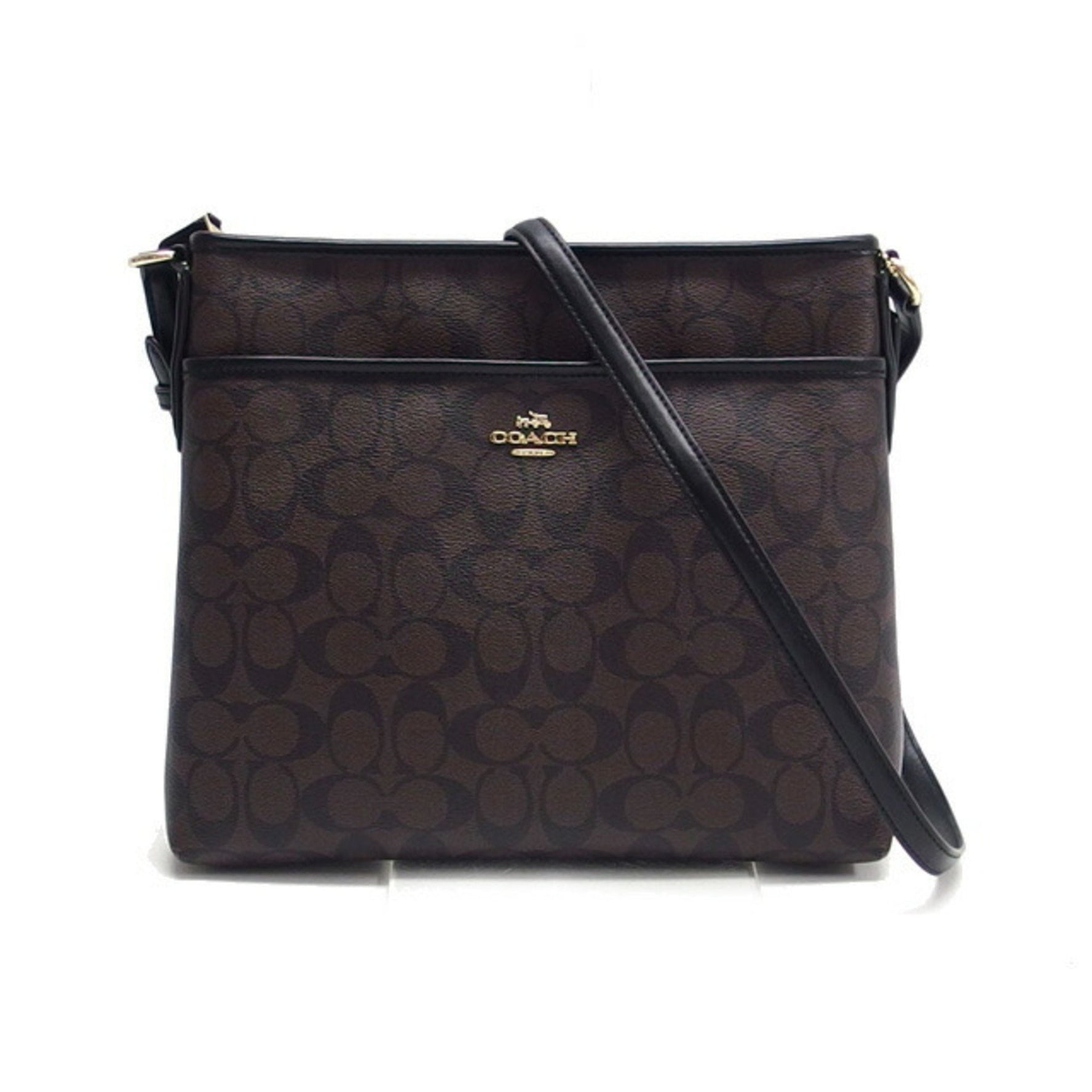 Coach Signature Shoulder Bag Black F58297