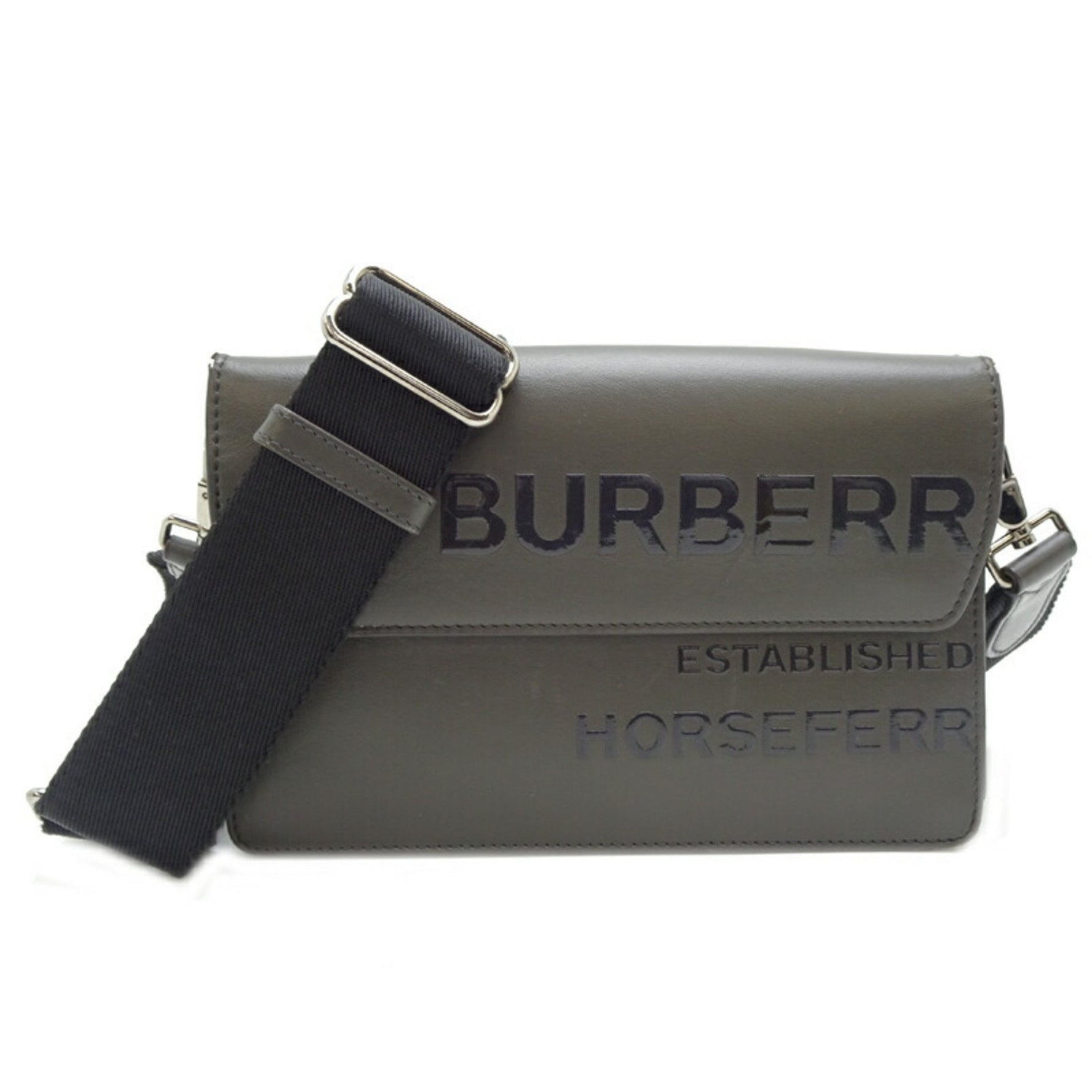 Burberry Horseferry Women's Shoulder Bag MDTITSIC70CHI PVC Coated Canvas Brown