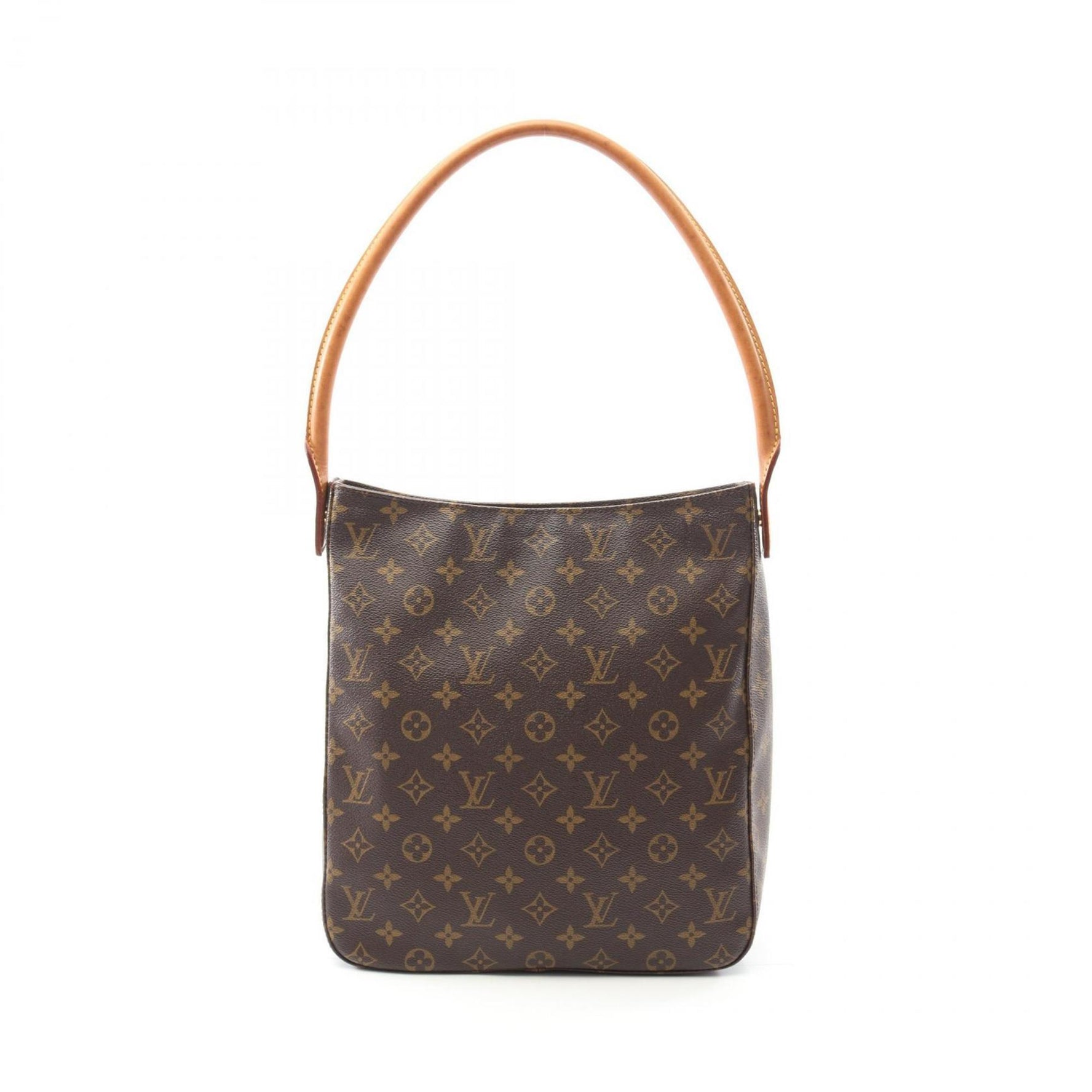 Louis Vuitton Looping GM Monogram Shoulder Bag Coated Canvas Leather