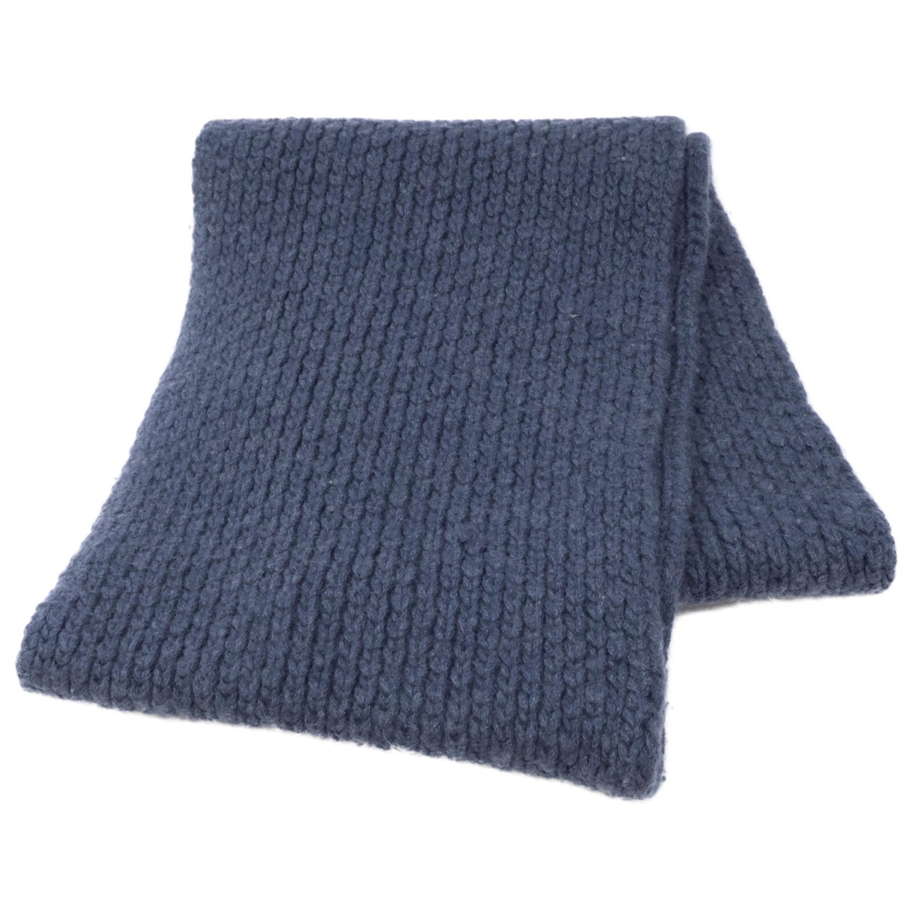 HERMES 100% Cashmere Knit Neck Warmer Scarf