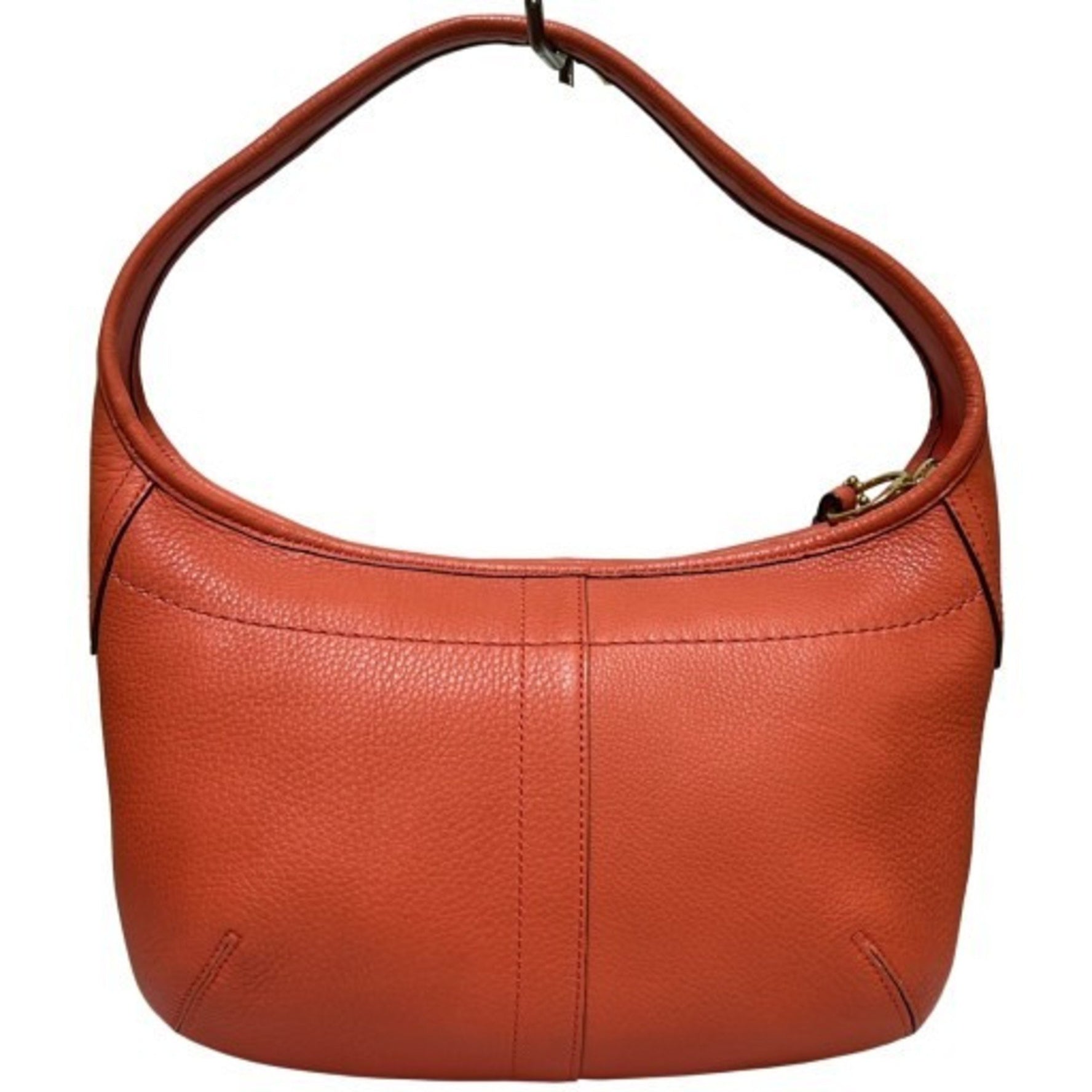 COACH Hobo Shoulder Bag, All Leather, Salmon Pink, Mikunigaoka Store