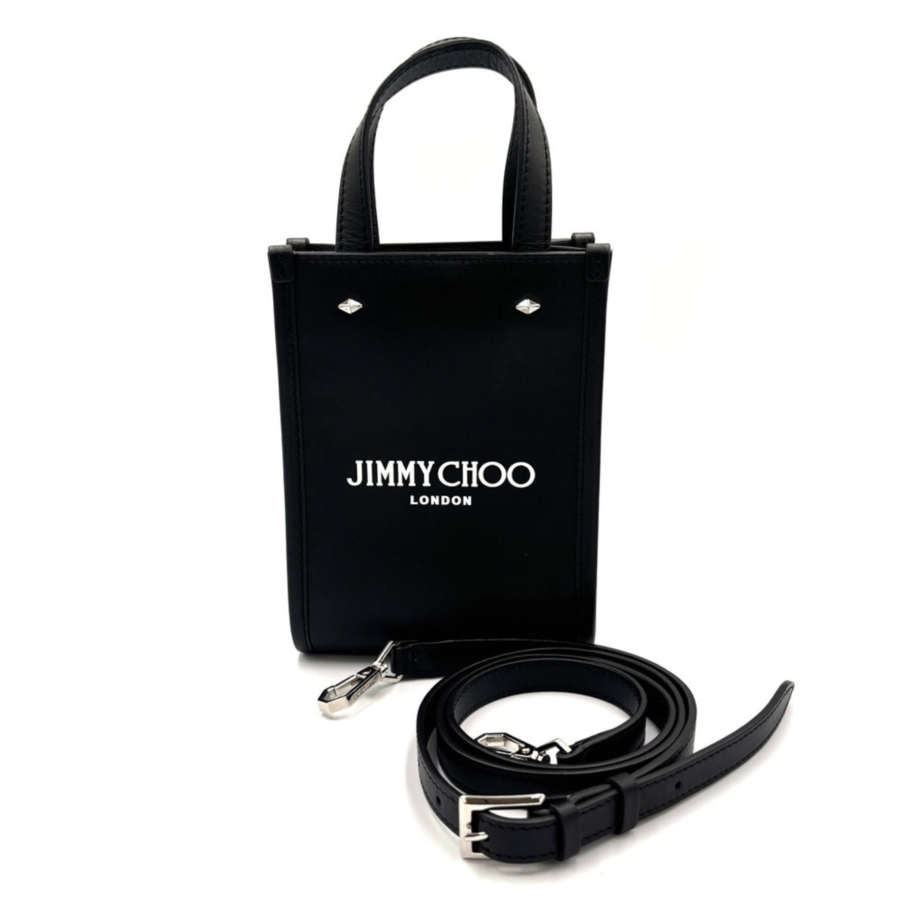 Jimmy Choo MINI N S TOTE Tote Bag Leather Handbag Shoulder