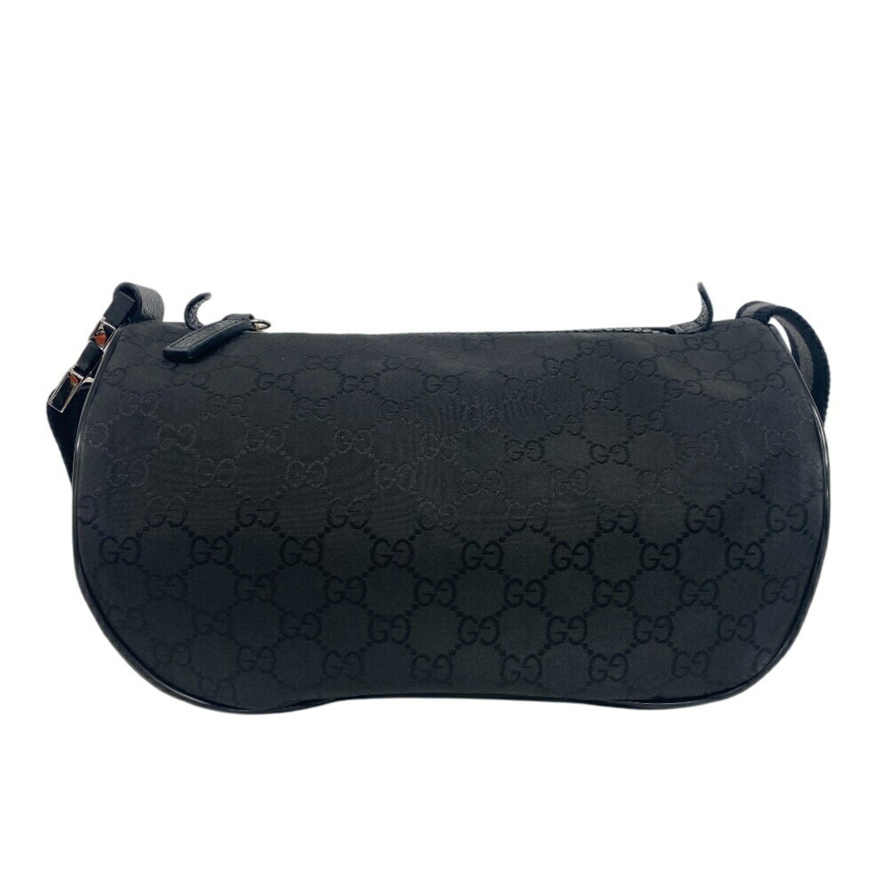 GUCCI GG nylon body bag, shoulder waist pouch, men's, women's, black, men's
