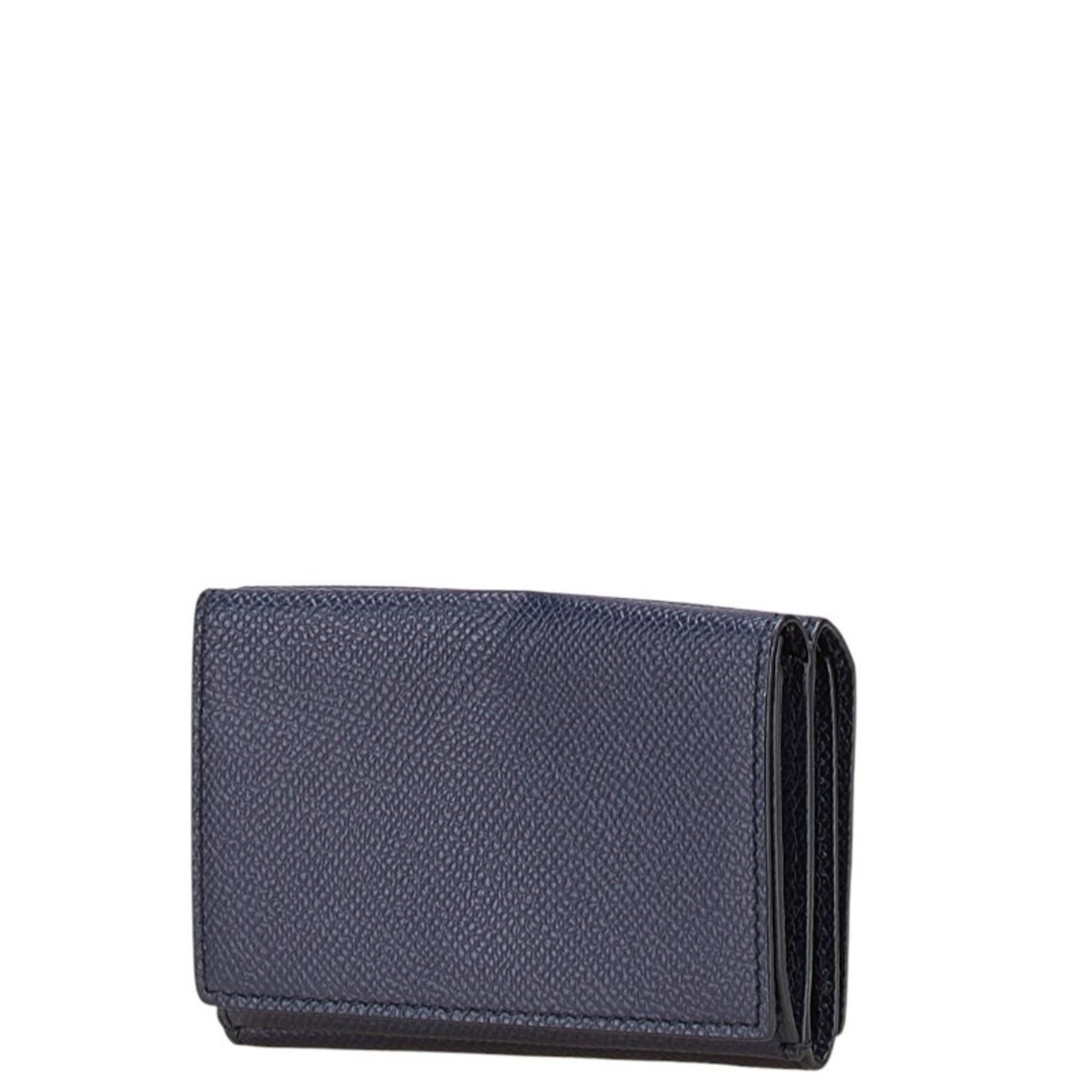 Burberry logo tri-fold wallet in leather .