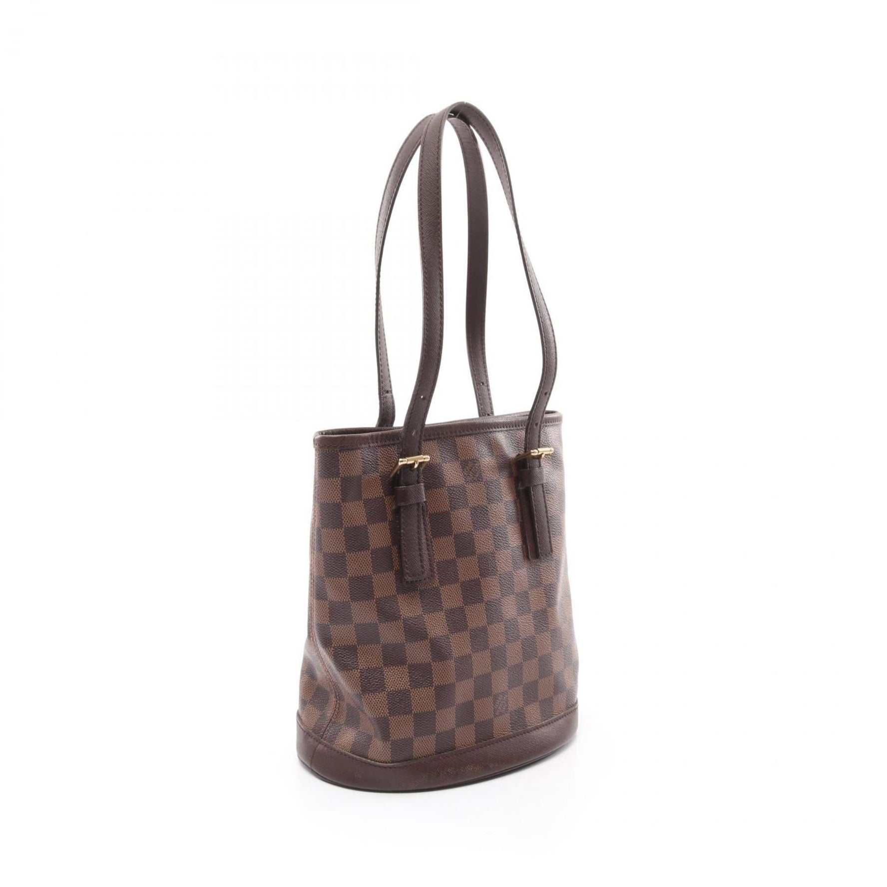 Louis Vuitton Mare Tote Bag, Coated Canvas and Leather with Damier Finish, Brown